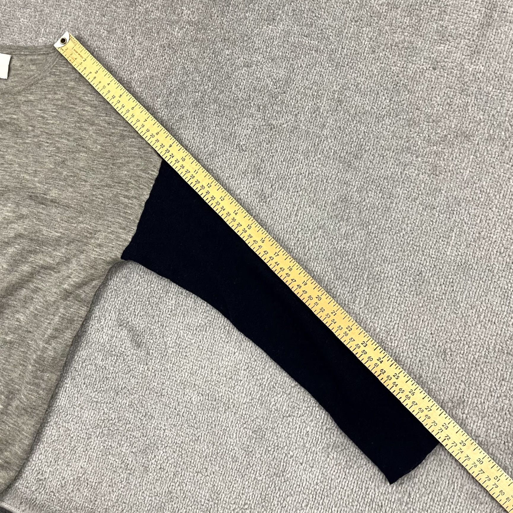 Brochu Walker Brochu Walker Sweater Womens Medium Colorblock Merino Wool Gray Blue Pullover Casual Classic Size M / US 6-8 / IT 42-44 - 6 Thumbnail