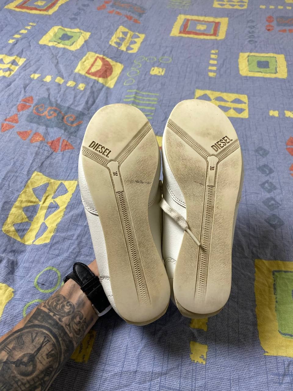Diesel × Vintage VINTAGE DIESEL LEATHER ACTIVE STRAP Y2K SHOES AVANT GARDE Size US 7 / IT 37 - 4 Thumbnail