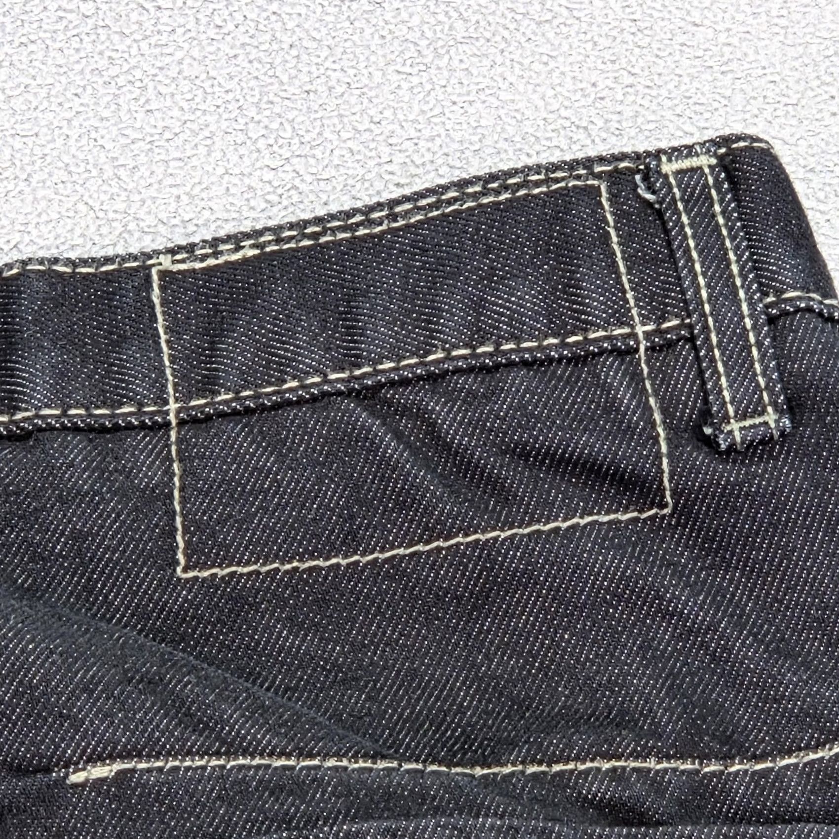 Levi's Levi's Premium Jeans Mens Black 29x28 Straight Zip 5-Pocket Engineered Twisted Seam Vintage No Size US 29 - 3 Thumbnail