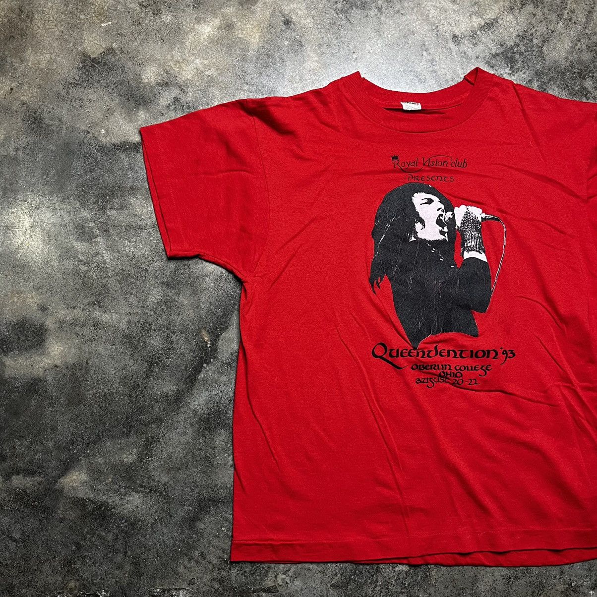 Vintage vintage queenvention queen band single stitch tshirt Size US XL / EU 56 / 4 - 3 Thumbnail