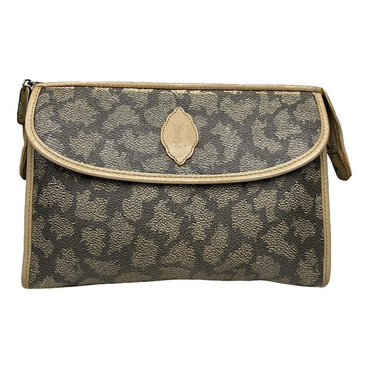 Yves Saint Laurent Black Leather Clutch Bag Size ONE SIZE - 1 Thumbnail