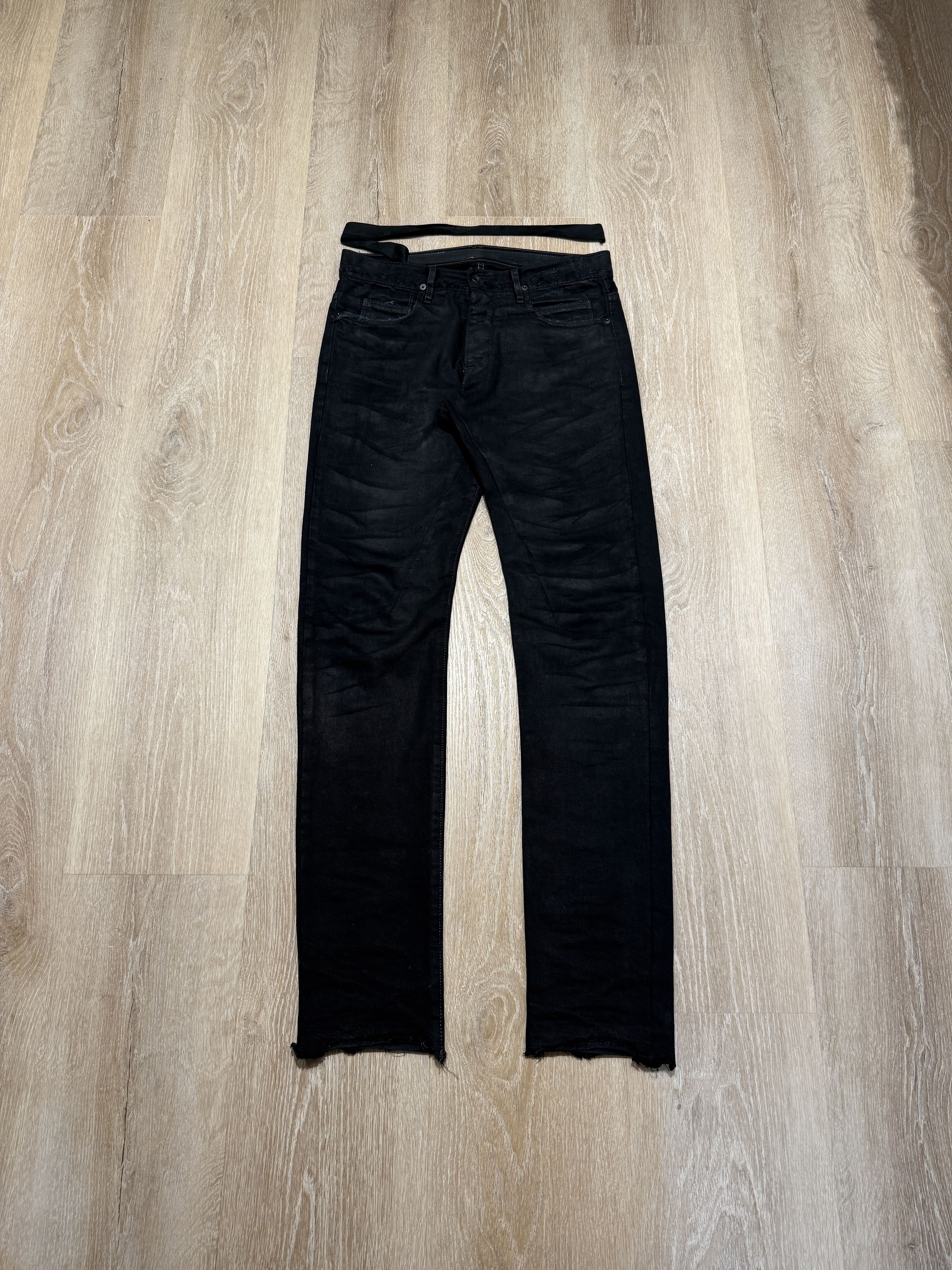 Rick Owens × Rick Owens Drkshdw RICK OWENS SPIRAL DENIM WAXED FW09