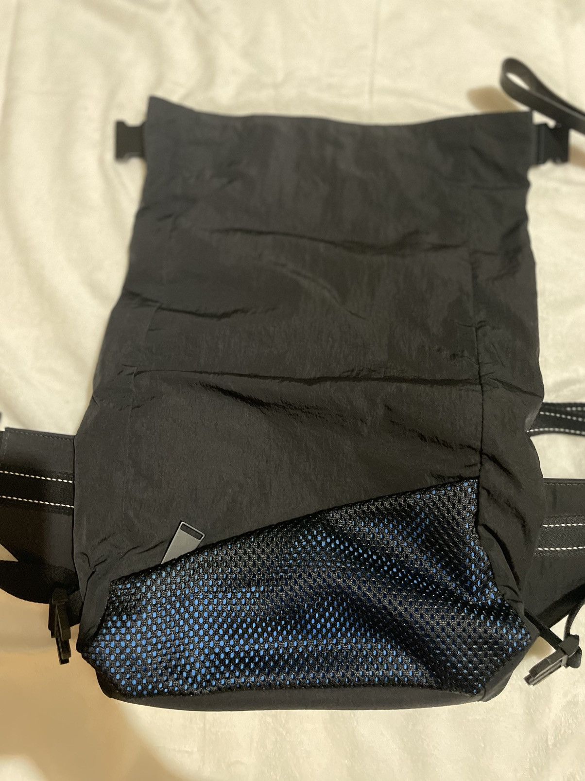 Bottega Veneta Bottega Veneta Black/ Blue Nylon Belt Bag Size ONE SIZE - 9 Thumbnail