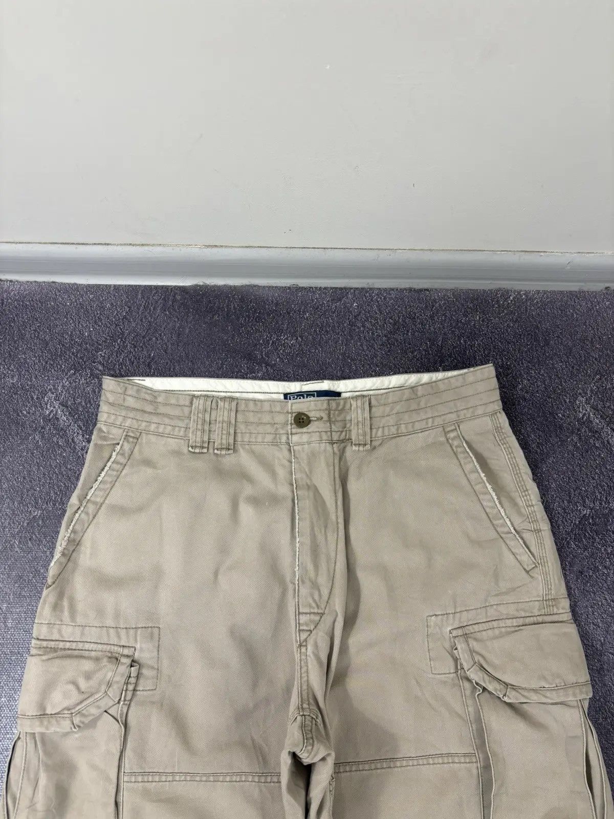 Polo Ralph Lauren × Ralph Lauren × Vintage Vintage Polo Ralph Lauren Y2K Military Hype Cargo Shorts Size US 33 - 3 Thumbnail