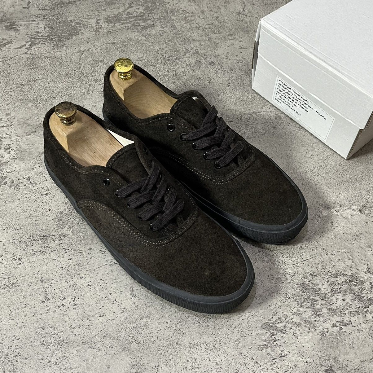 Reproduction of Found US Navy Military Trainer - Black Olive