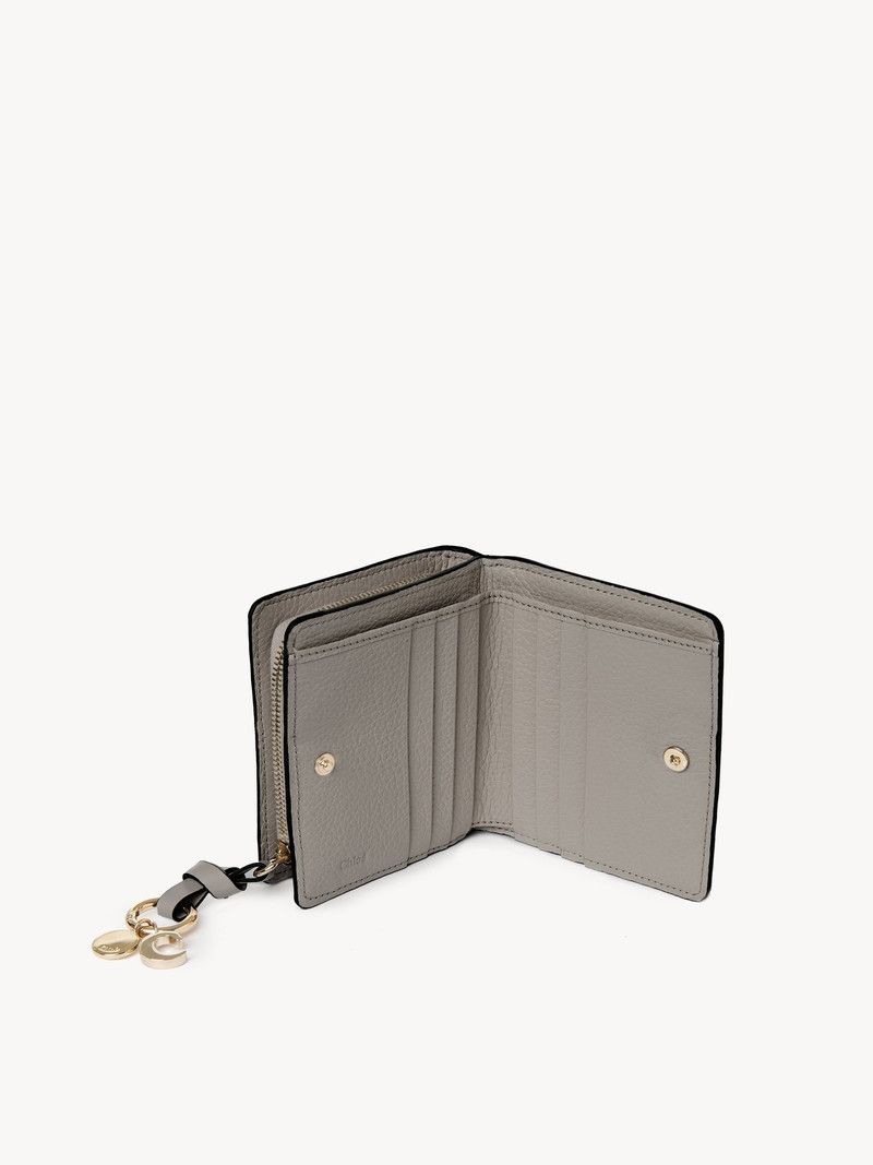 Chloe o1loc1c10226 Size: OS / Alphabet Compact Wallet in Grey Size ONE SIZE - 3 Thumbnail