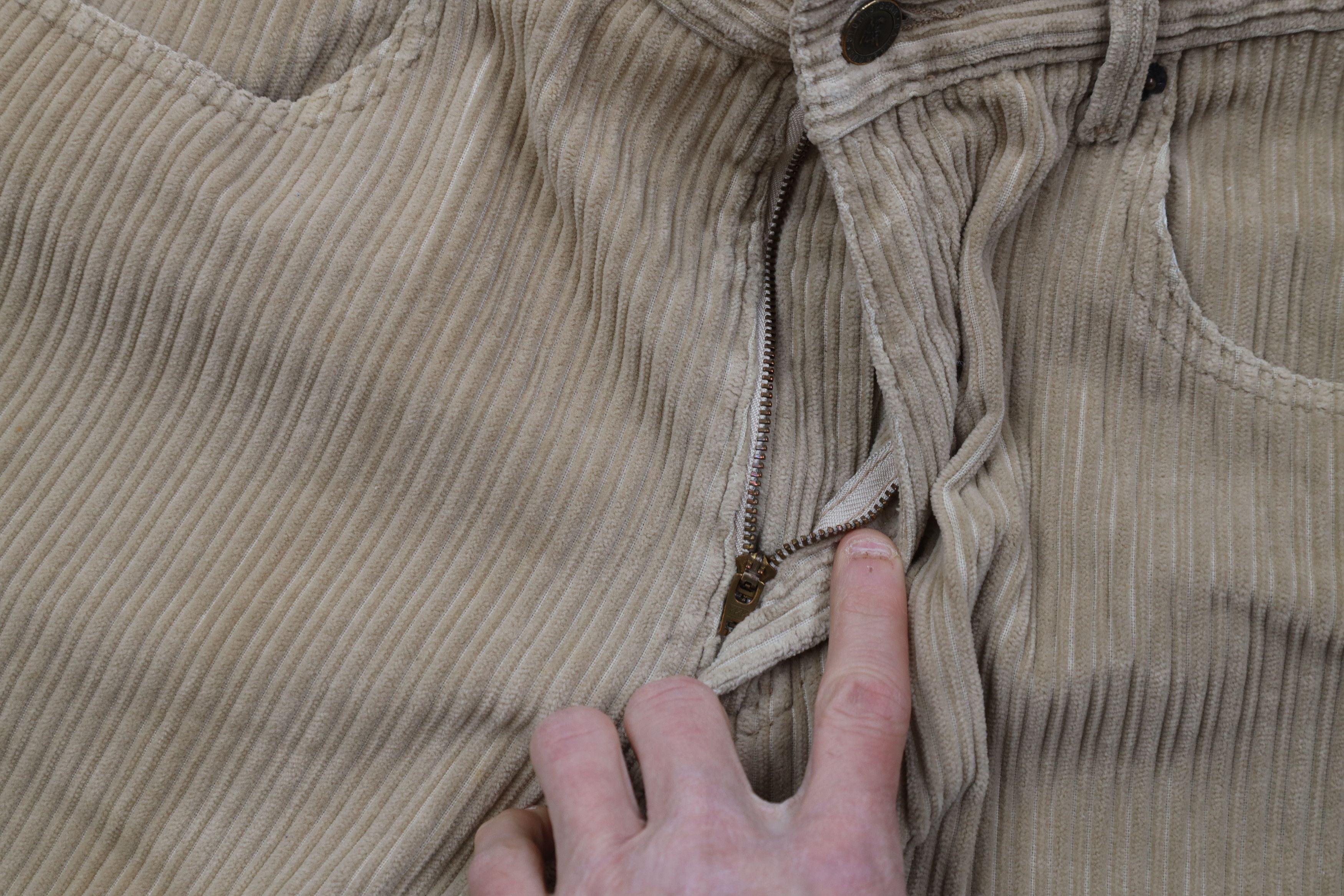 No Fear Vintage 90s No Fear Baggy Wide Leg Corduroy Pants USA Size US 33 - 9 Thumbnail