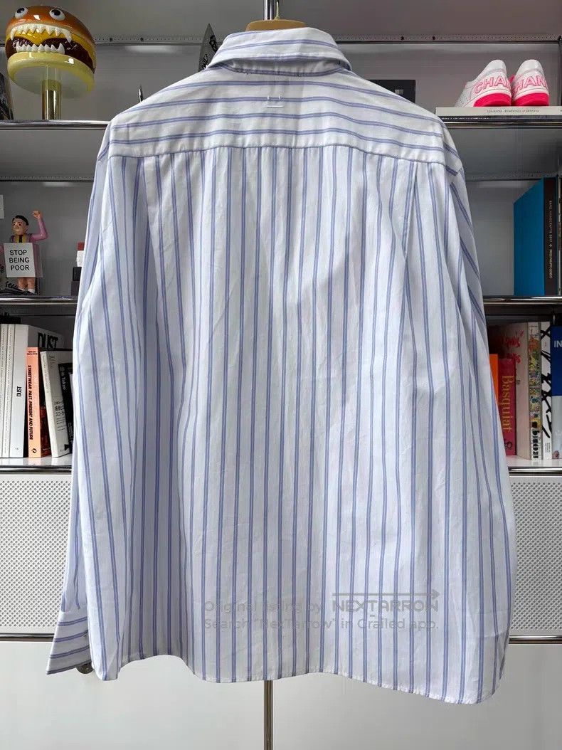 Acne Studios Acne Studios Navy blue and white striped smiley face embro Size XS / US 0-2 / IT 36-38 - 3 Thumbnail