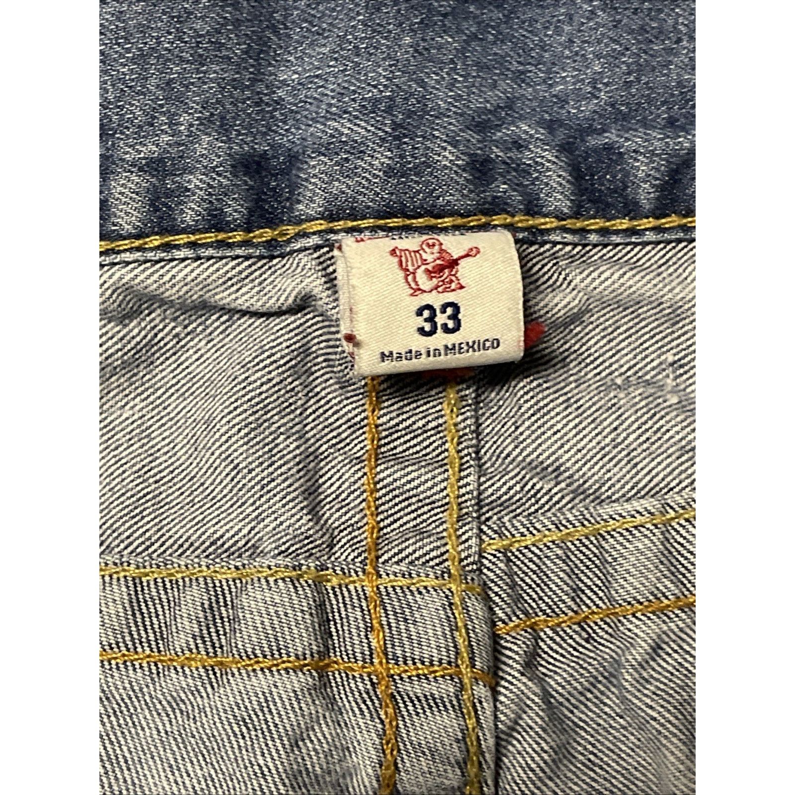 True Religion True Religion Jeans Mens 33x32 Billy Big T Flap Pockets Size US 33 - 7 Thumbnail