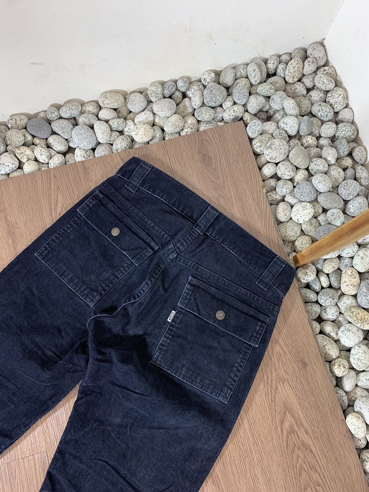 Japanese Brand 🔥Japanese Gowest Yellow Division Military Corduroy Pants Size US 29 - 8 Thumbnail