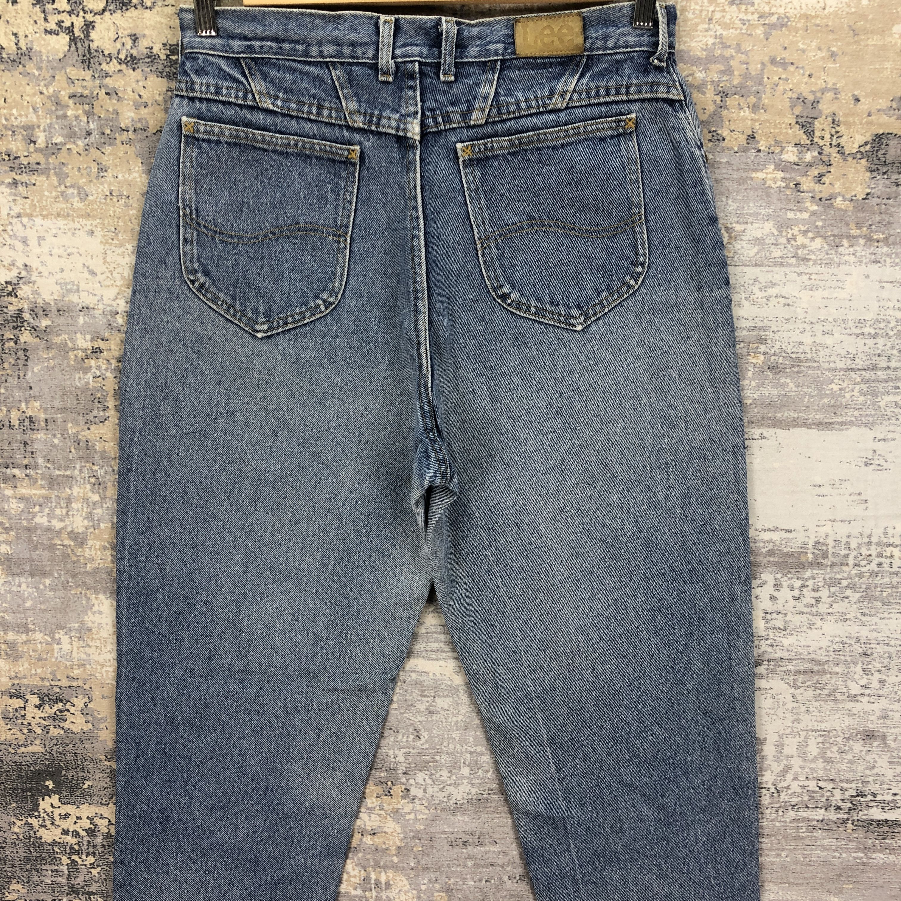 Lee Vintage 90s Lee Light Wash Jeans Tapered Lee Sunfaded Denim Size US 30 / EU 46 - 4 Thumbnail