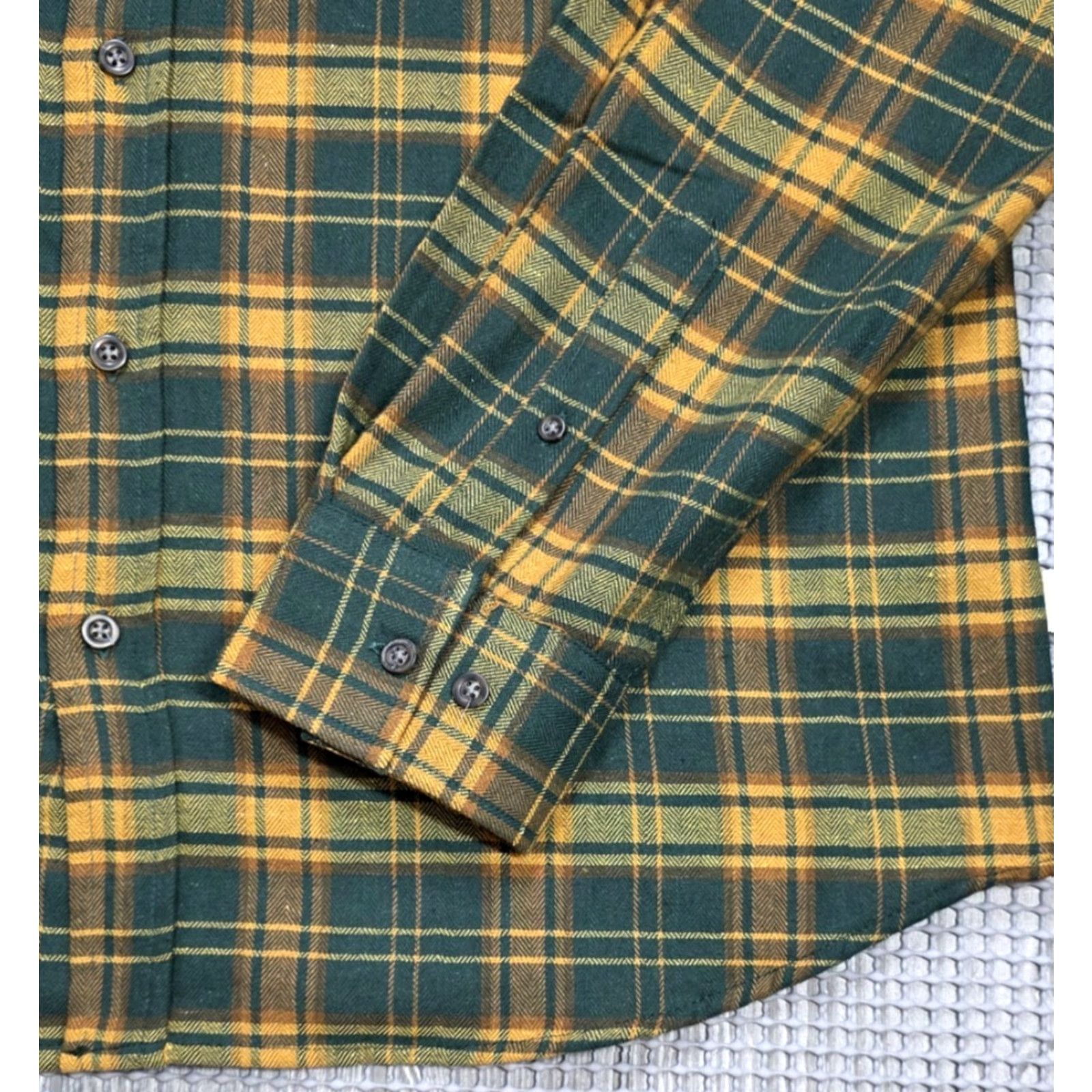 Vintage VSTR Premium Shirt Mens L Green Plaid Button-Up Long Sleeve Collared Size US L / EU 52-54 / 3 - 4 Thumbnail