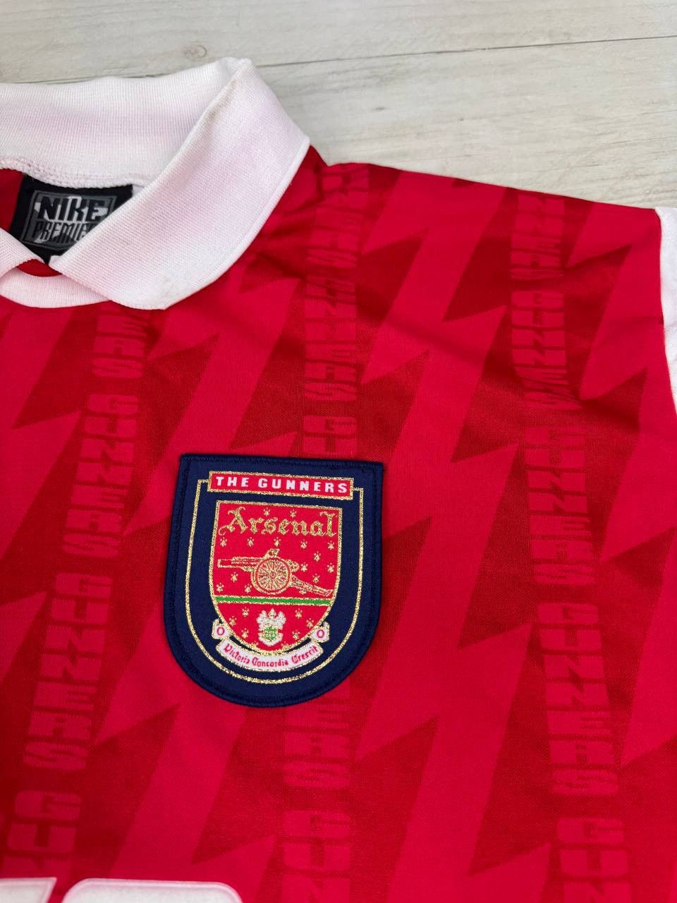 Nike Vintage Nike Arsenal 1994 1996 Home Shirt Soccer Jersey Size US XL / EU 56 / 4 - 3 Thumbnail