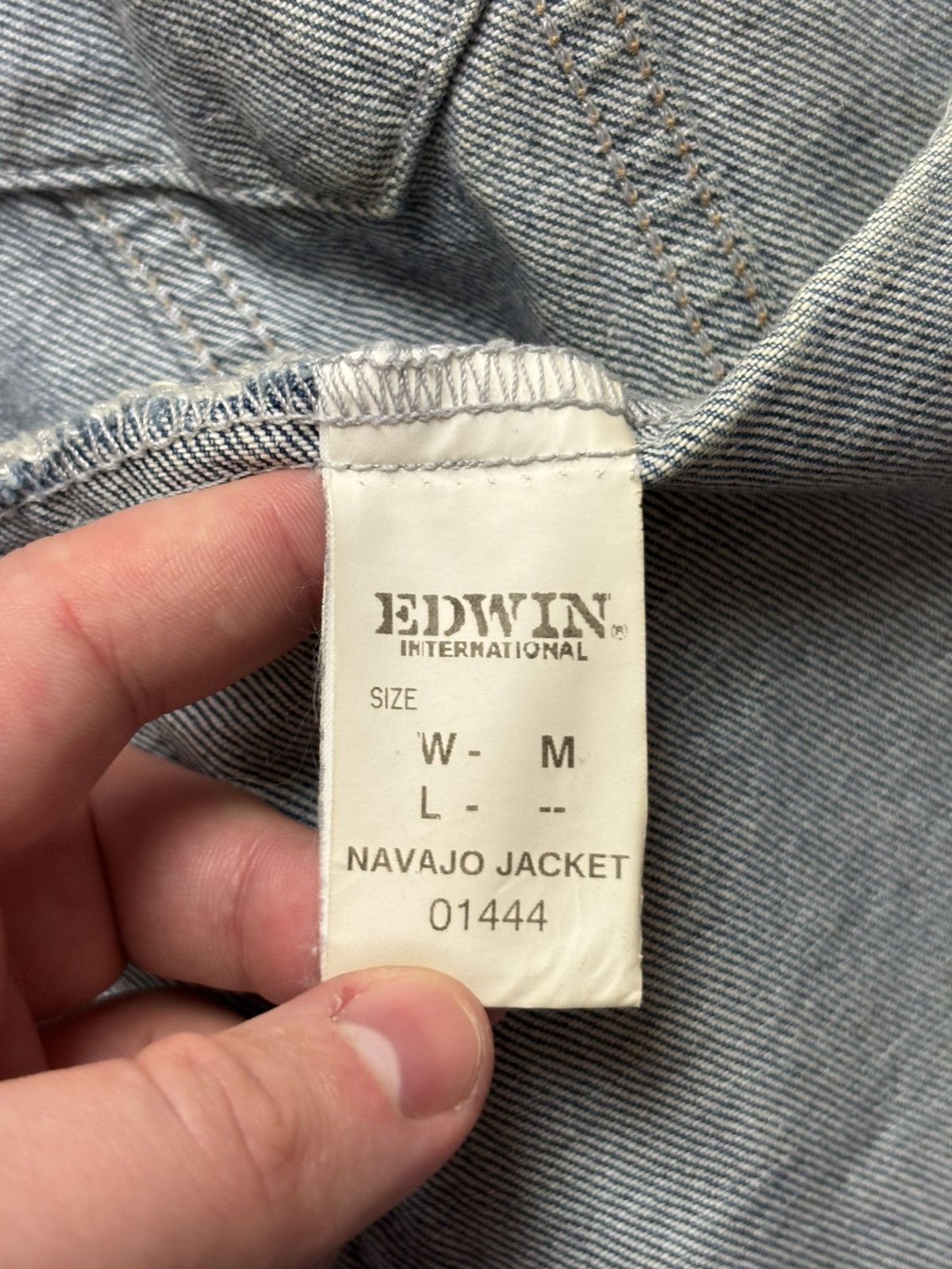 Edwin Edwin International Vintage Navajo Denim Trucker Jacket Blue Size US M / EU 48-50 / 2 - 19 Thumbnail