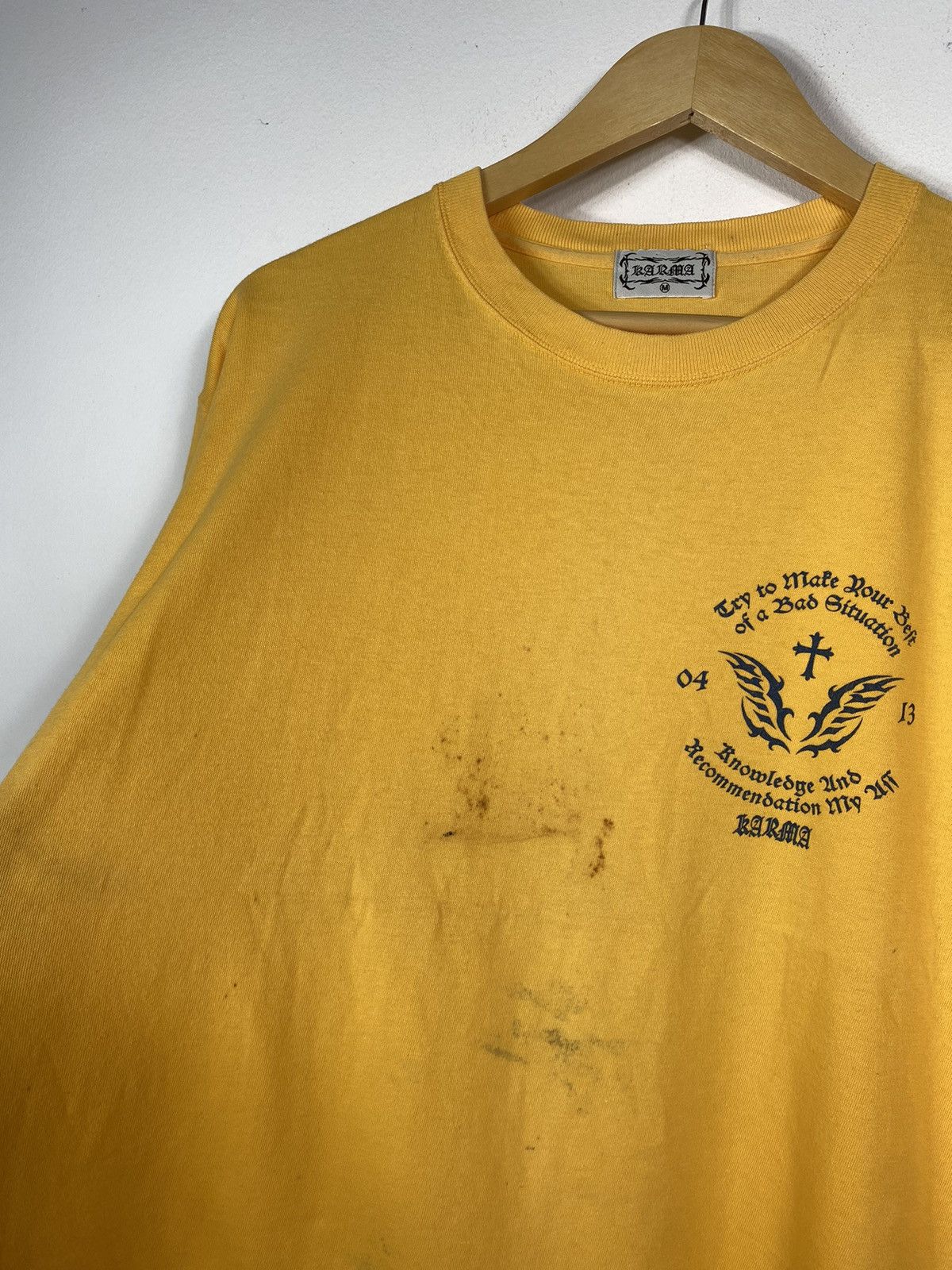 Other Vintage Y2K Karma T-shirt Size US M / EU 48-50 / 2 - 6 Thumbnail