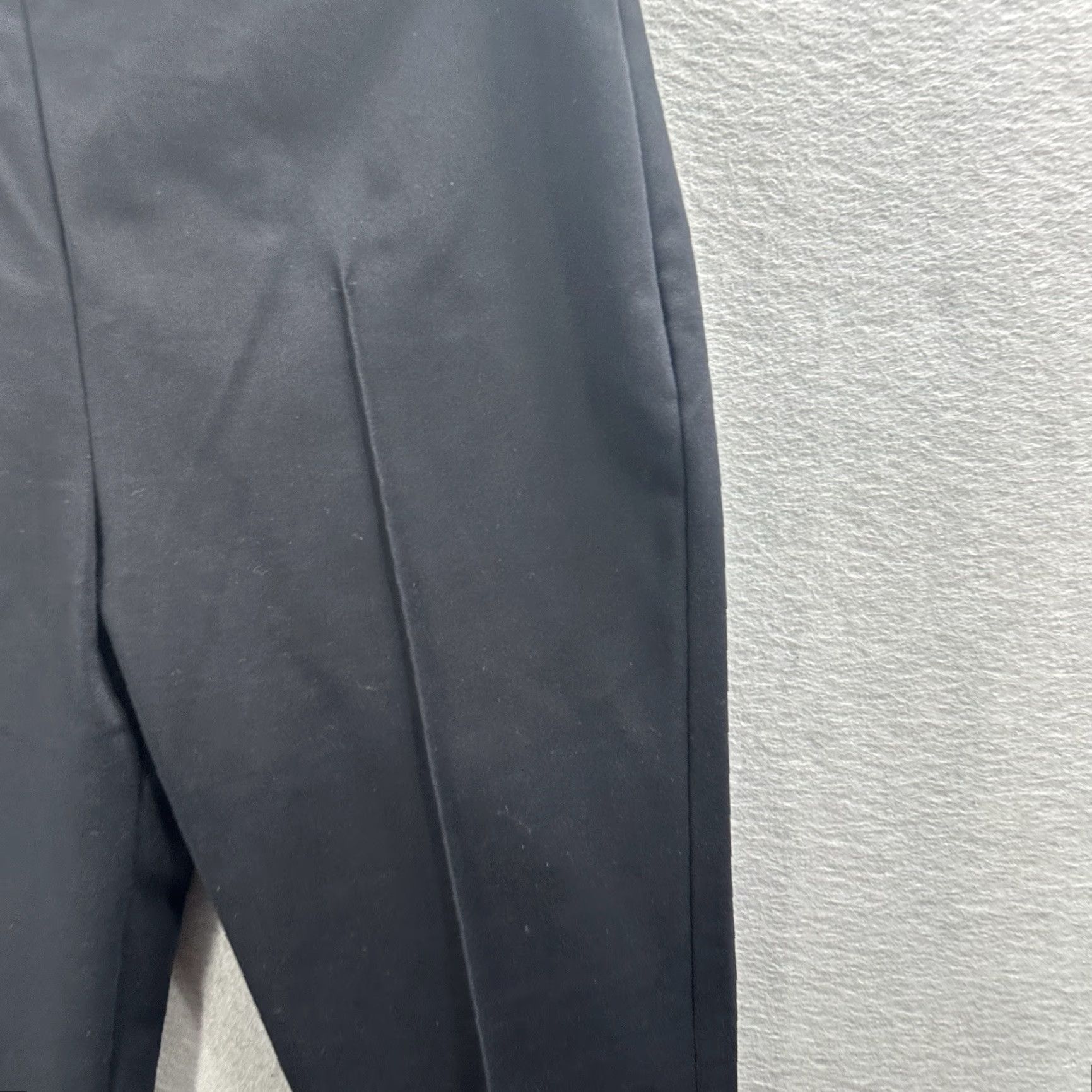 Akris Akris Punto Franca Techno Pants Slim Black Cotton Blend Stretch Women's 4 Active City 90s Style Boots? Size 27" / US 4 / IT 40 - 6 Thumbnail
