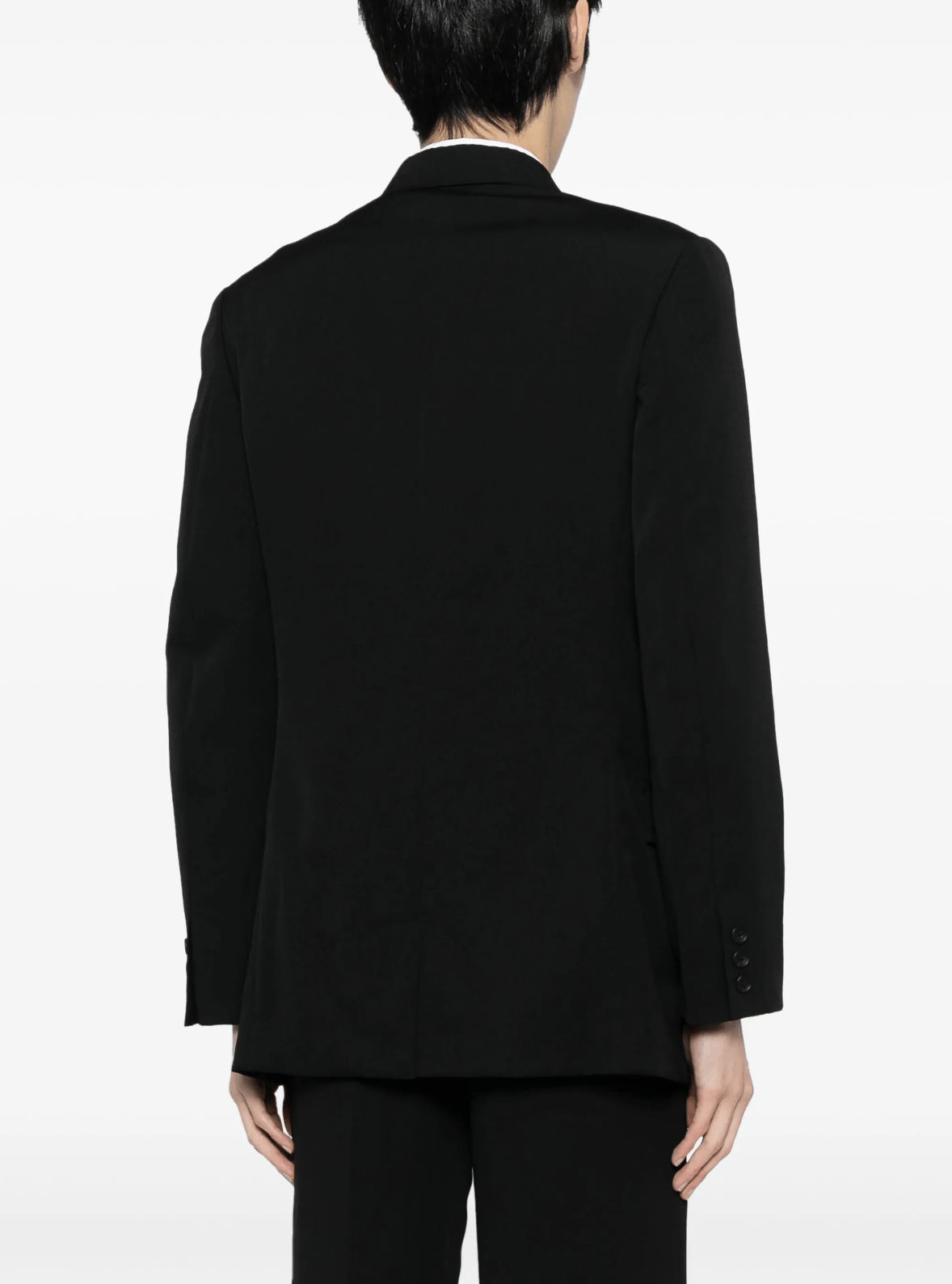 Yohji Yamamoto Yohji Yamamoto Pour Homme - Double Left Peaked Jacket Size US L / EU 52-54 / 3 - 8 Thumbnail