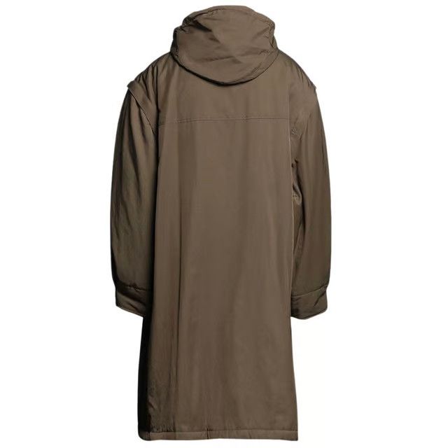 Off-White o1y0225 Coat in Military Green Size US M / EU 48-50 / 2 - 2 Thumbnail