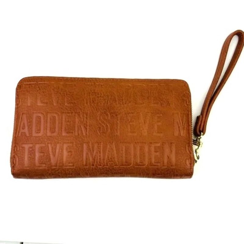 Steve Madden Steve Madden Embossed Monogram Zip Around Wallet Wristlet Size ONE SIZE - 2 Thumbnail