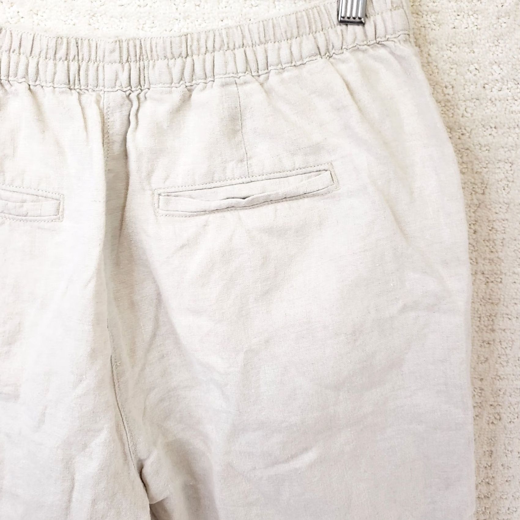 Vintage VINTAGE LL Bean Womens Bermuda Shorts Linen White 12 High Rise 32in 7in Inseam Casual 90s Womens Size 24" / US 00 / IT 34 - 7 Thumbnail