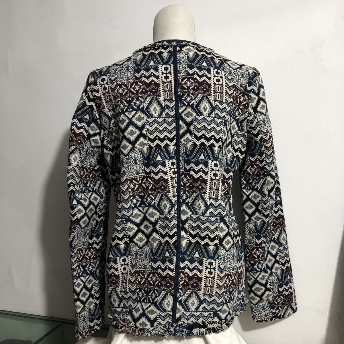 Japanese Brand Rare CLOVIS ETNIC BLAZER JACKET Size M / US 6-8 / IT 42-44 - 3 Thumbnail