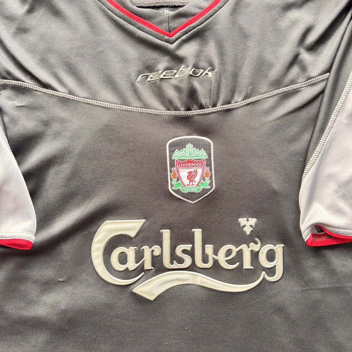 Reebok Liverpool Away 2002-04 Gerrard #17 Soccer Jersey Size US XL / EU 56 / 4 - 4 Thumbnail