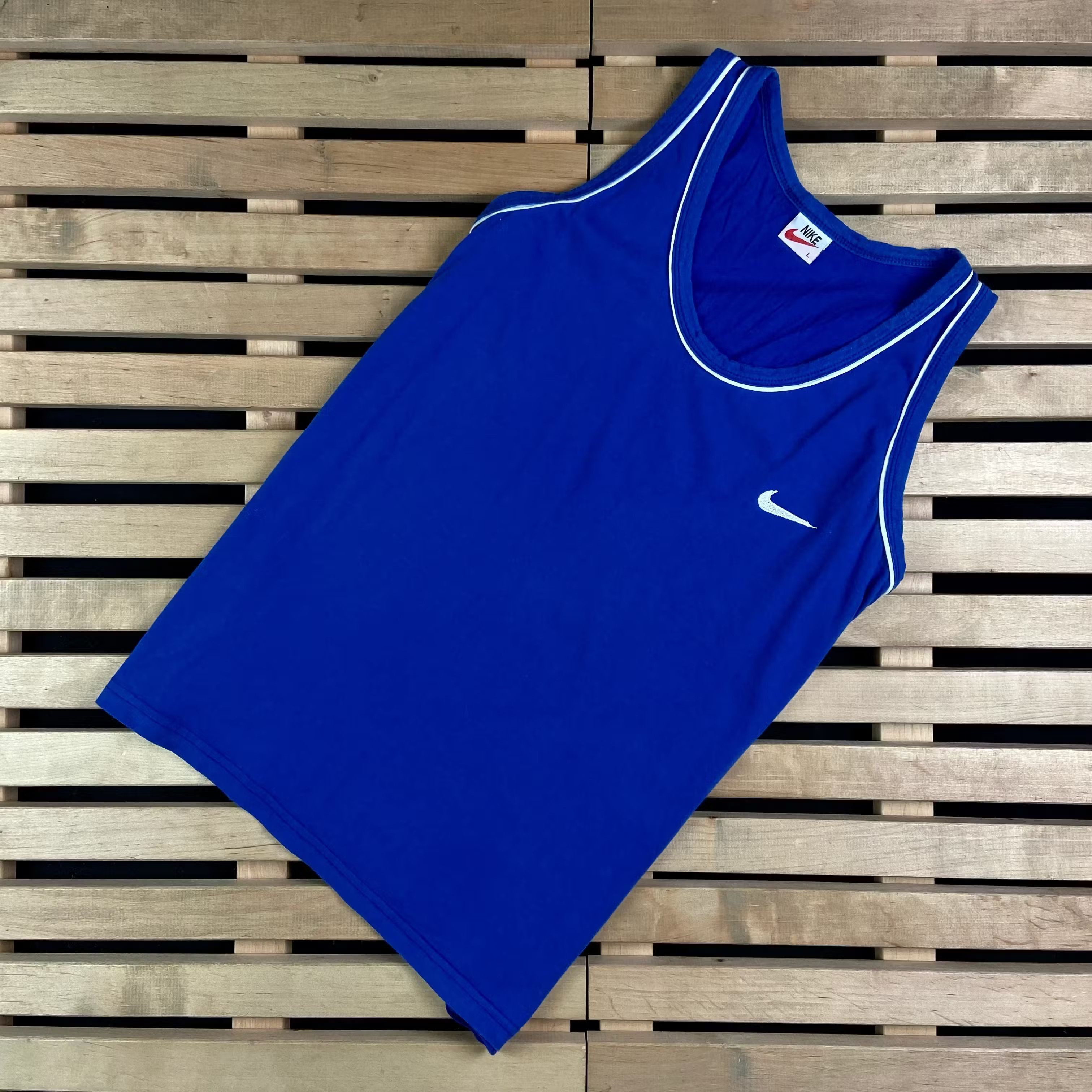 Nike × Vintage Mens Vintage Jersey T Shirt Nike Size L Size US L / EU 52-54 / 3 - 1 Thumbnail
