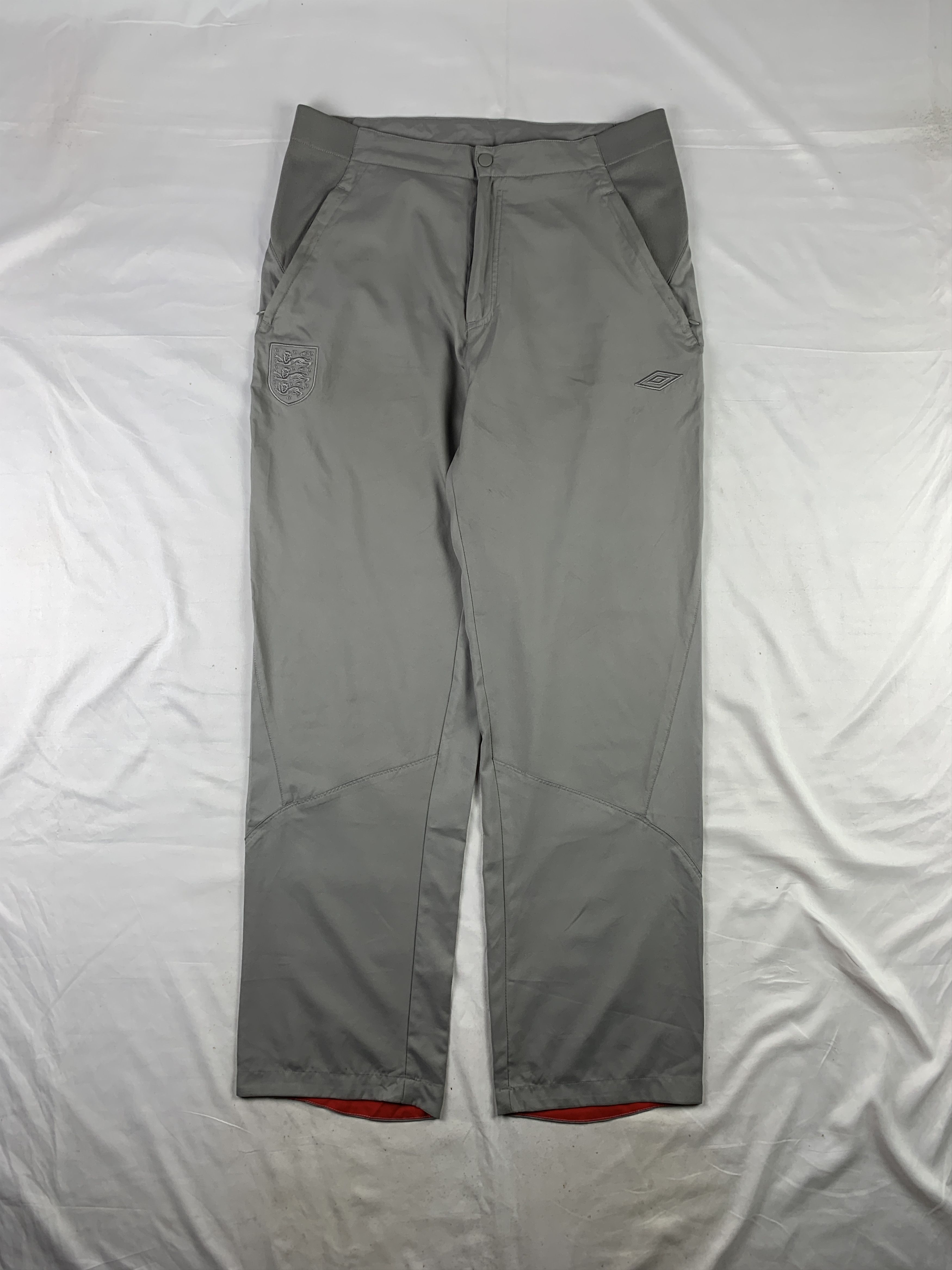 Slam Jam × Umbro Umbro England FC Essentials Gray Track Pants (L) Size US 33 - 1 Thumbnail