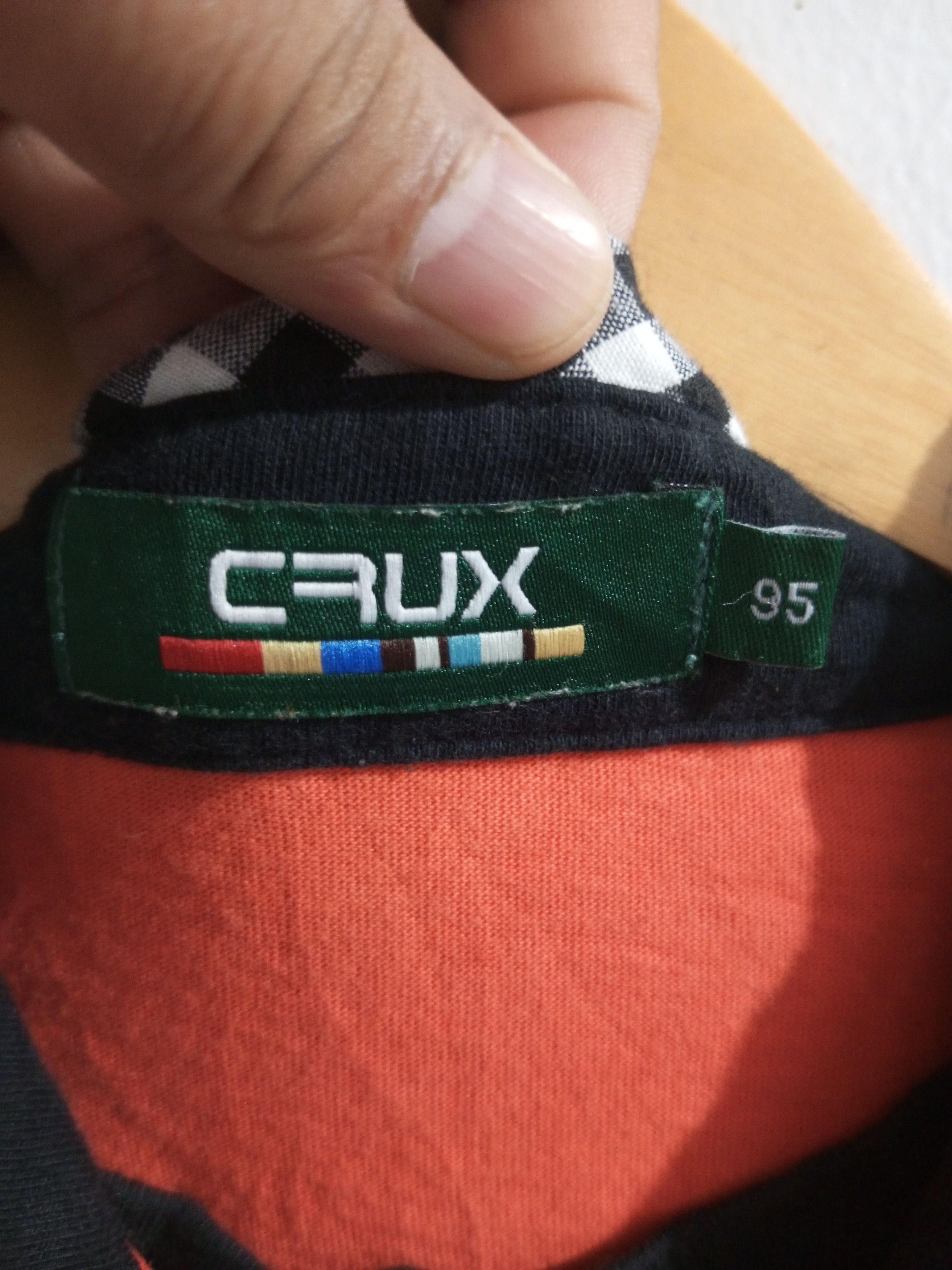 20471120 Vintage crux double layer poem long sleeve tshirt Size US M / EU 48-50 / 2 - 11 Thumbnail