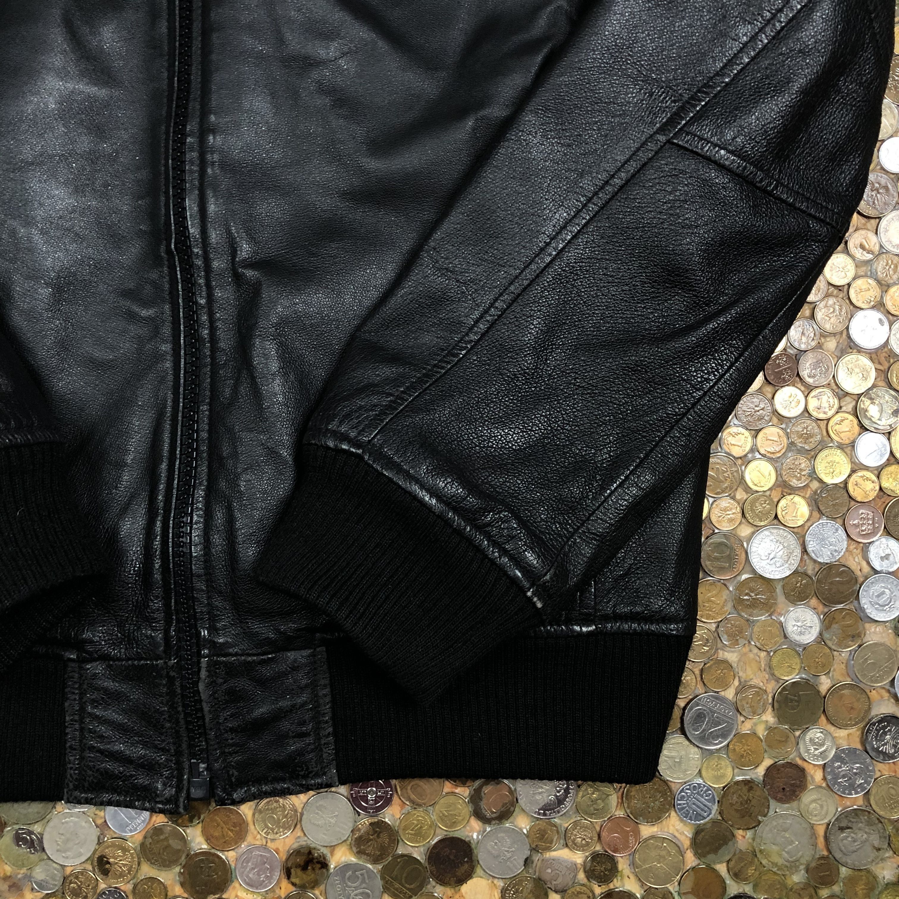 Vintage The Glory Days Vintage bomber Leather Jacket 90's Size US M / EU 48-50 / 2 - 4 Thumbnail