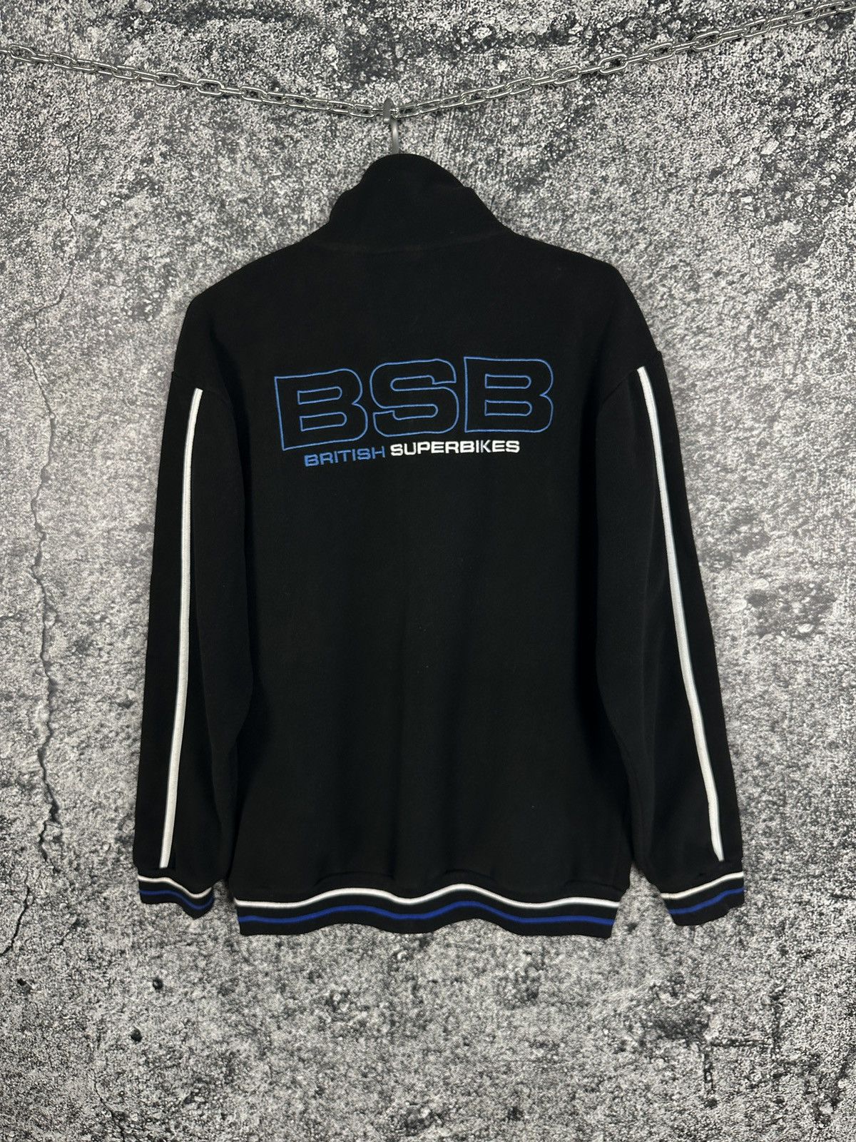 Vintage British Superbikes Racing Fleece Jacket MOTO BSB Size M Size US M / EU 48-50 / 2 - 11 Thumbnail