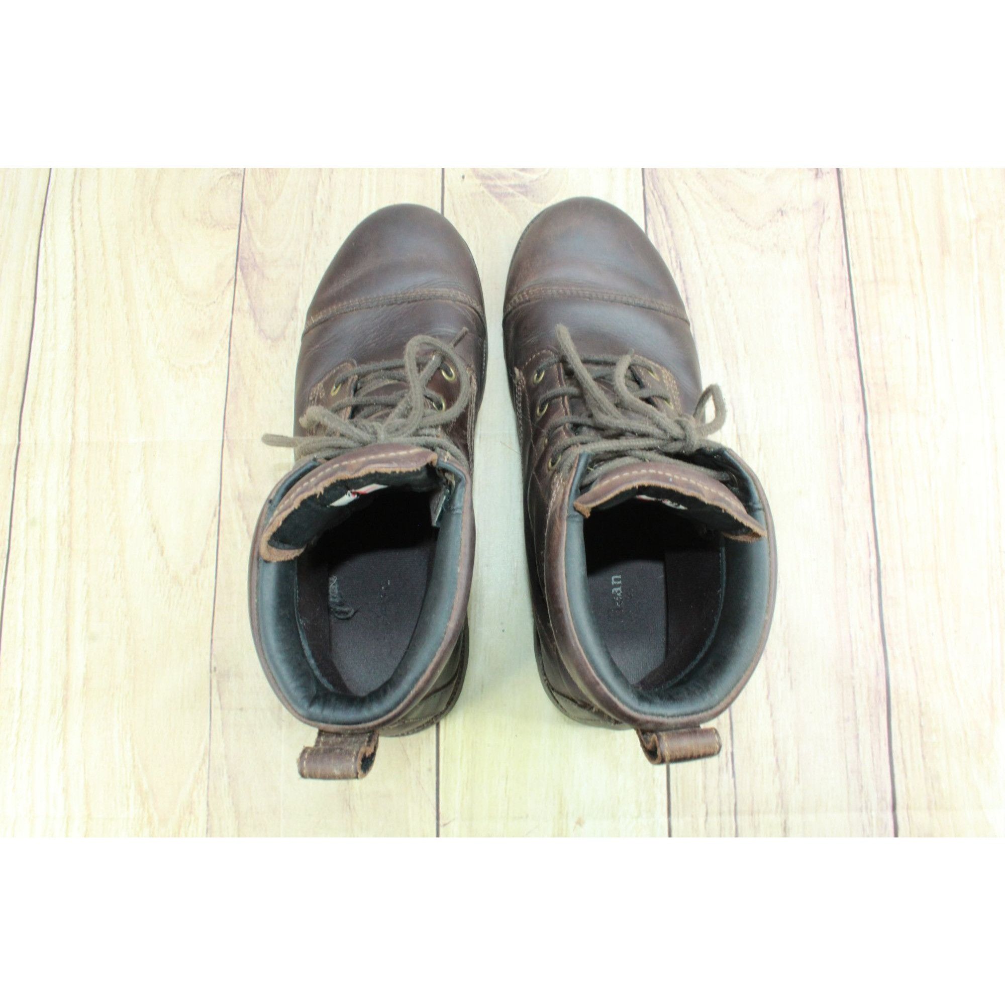 L.L. Bean LLBean East Point Brown Waterproof Leather Cap-Toe Boots Size US 10.5 / EU 43-44 - 7 Thumbnail