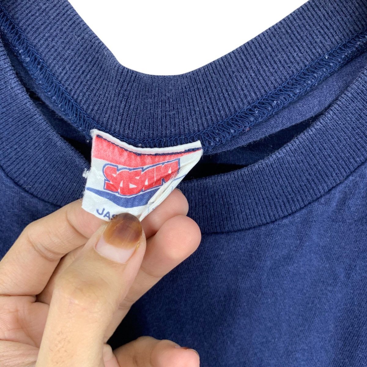 Vintage Vintage KANTO JUNIOR HIGH SCHOOL Gymnastic Tee Shirt Top Size L / US 10 / IT 46 - 9 Thumbnail