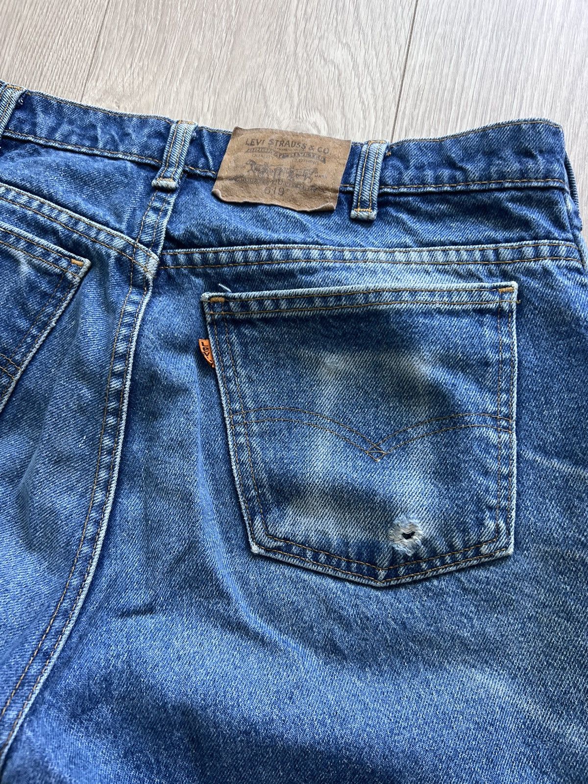 Levi's × Vintage Vintage Levi’s 619 Denim Jeans Distressed Worn 80s 90s Size US 34 / EU 50 - 3 Thumbnail