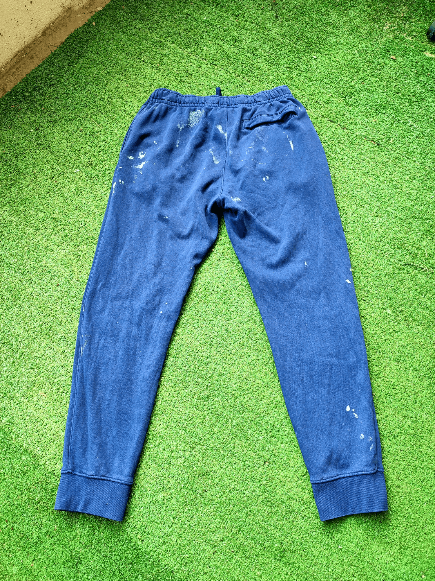 Nike × Vintage Nike Vintage Paint Style Joggers Size US 33 - 2 Thumbnail