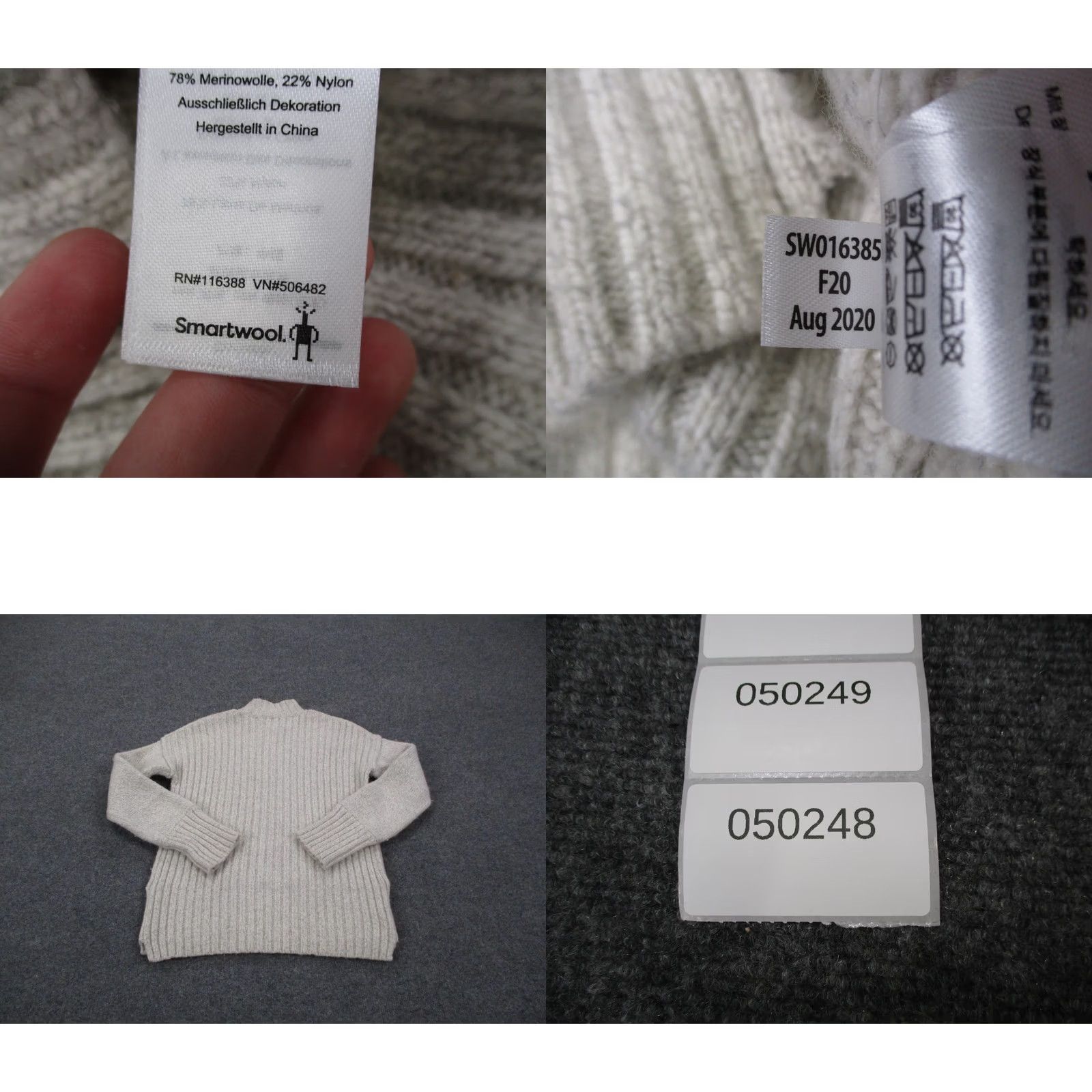 Smartwool SmartWool Sweater Womens S White Merino Wool Cable-Knit Pullover Cozy Winter Top Size S / US 4 / IT 40 - 8 Thumbnail