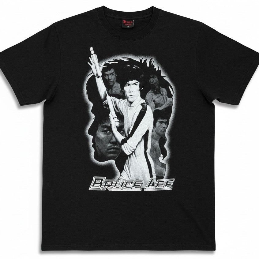 Other Vintage Bruce Lee Men's B&W Graphic T-Shirt Karate Martial S Size US S / EU 44-46 / 1 - 1 Thumbnail