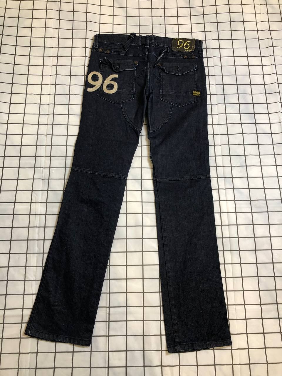 G-Star Vintage G-Star RAW Elwood Heritage Embro Narrow Jeans 96 y2k Size US 30 / EU 46 - 15 Thumbnail