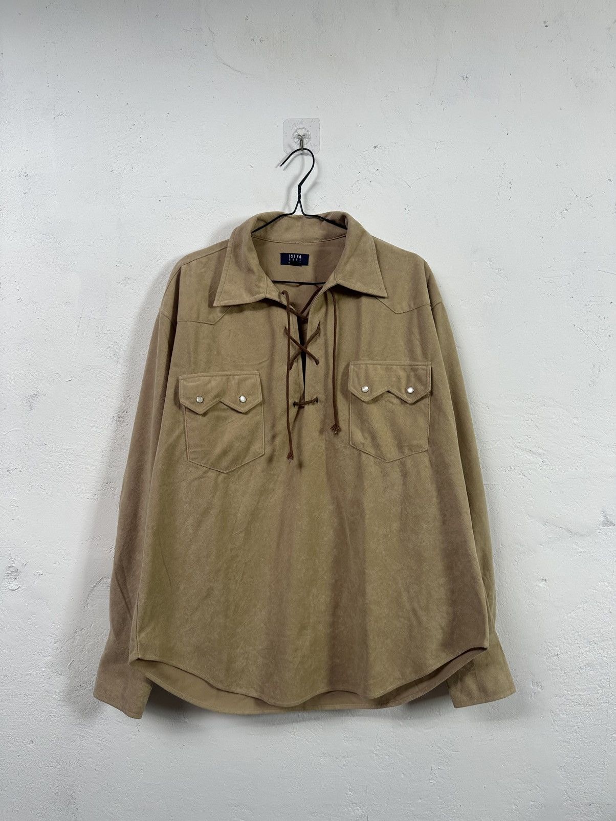 Japanese Brand Y2K Japanes Iseya East Lace Up Velvet Ifsix vkei style Size US M / EU 48-50 / 2 - 1 Thumbnail