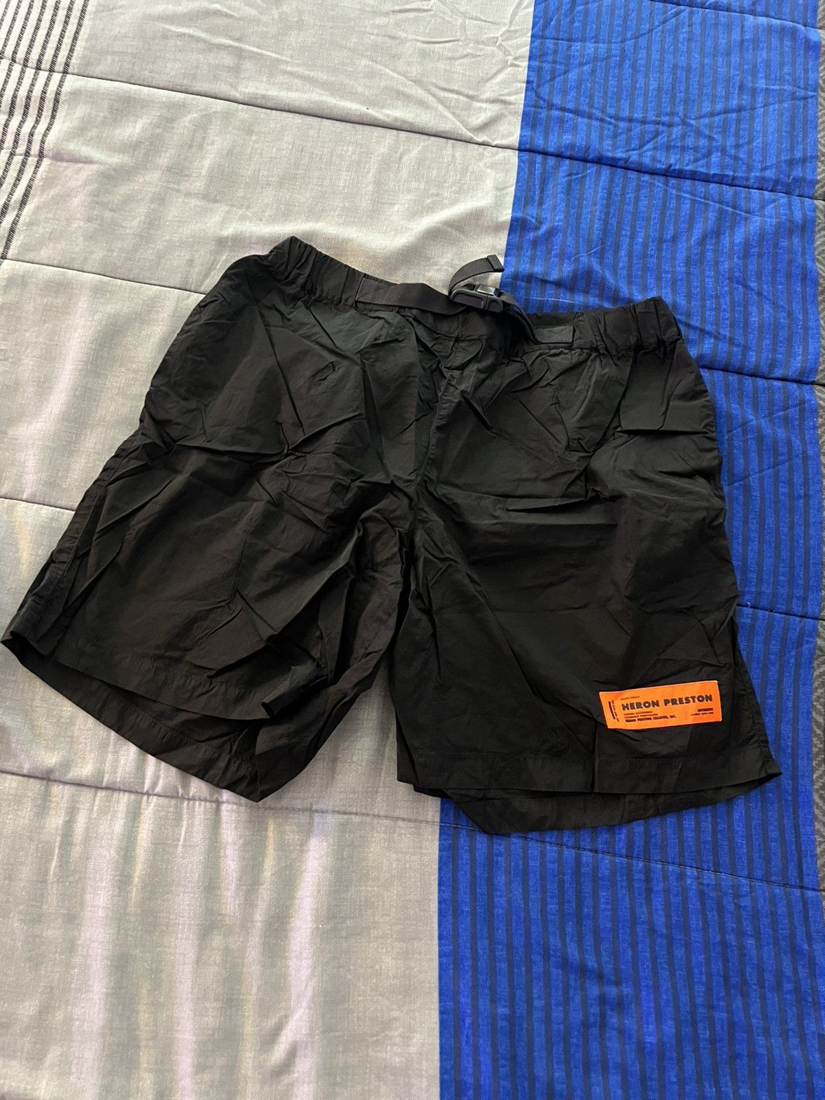 Heron Preston × Streetwear Heron Preston X H&M H2 Leather Shorts