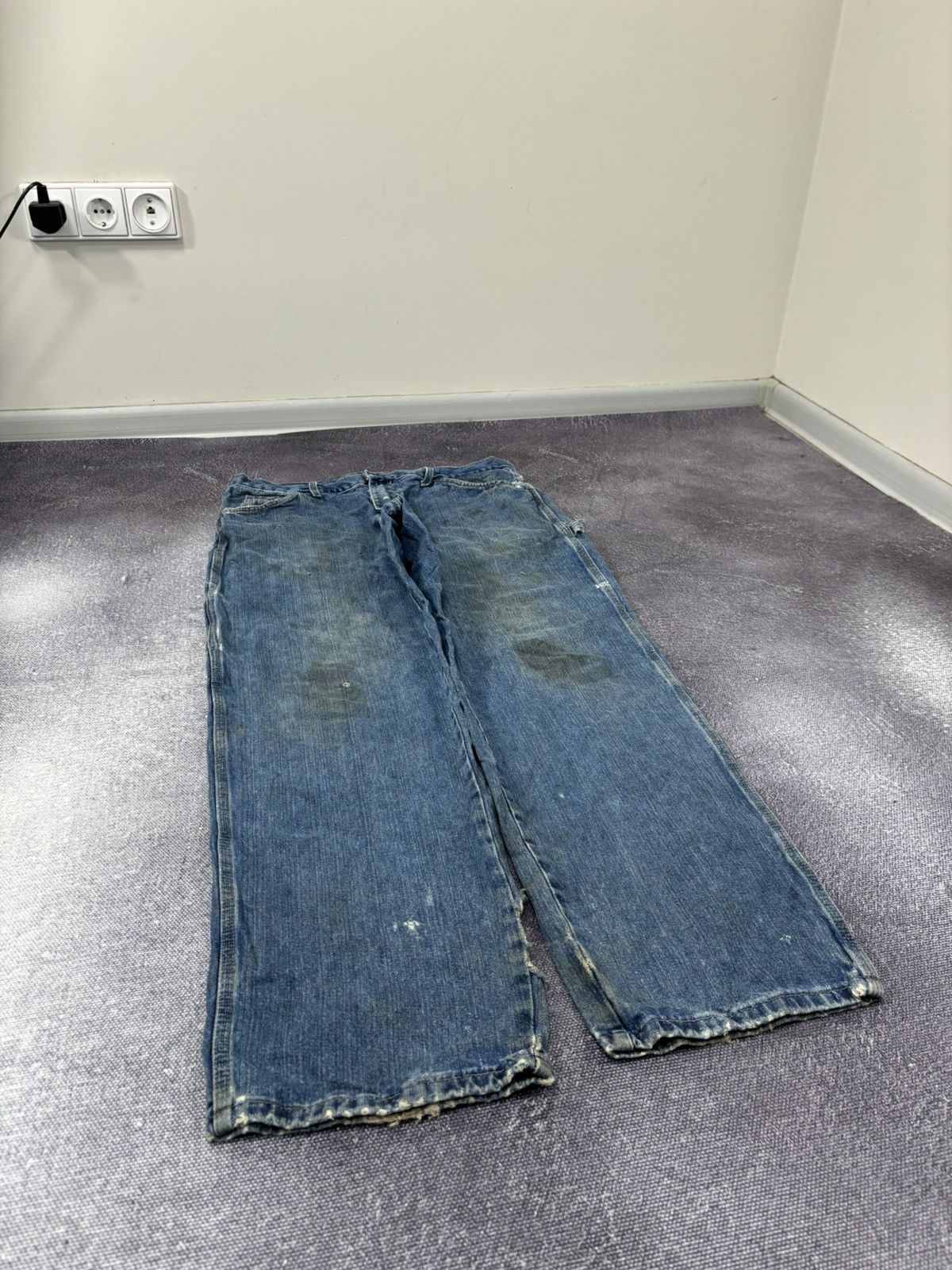 Dickies Vintage Dickies Workwear USA Blue Utility Work Denim Jeans Size US 36 / EU 52 - 12 Thumbnail