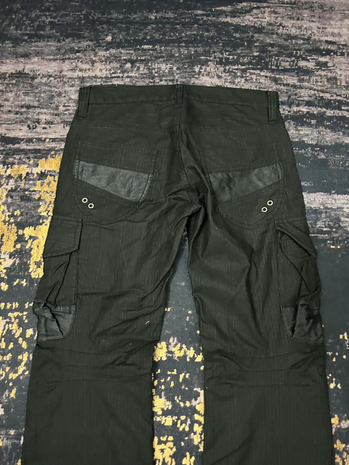 Beauty Beast Edge Rupert Difference Cargo Herringbone Flare Pants Size US 31 - 12 Thumbnail