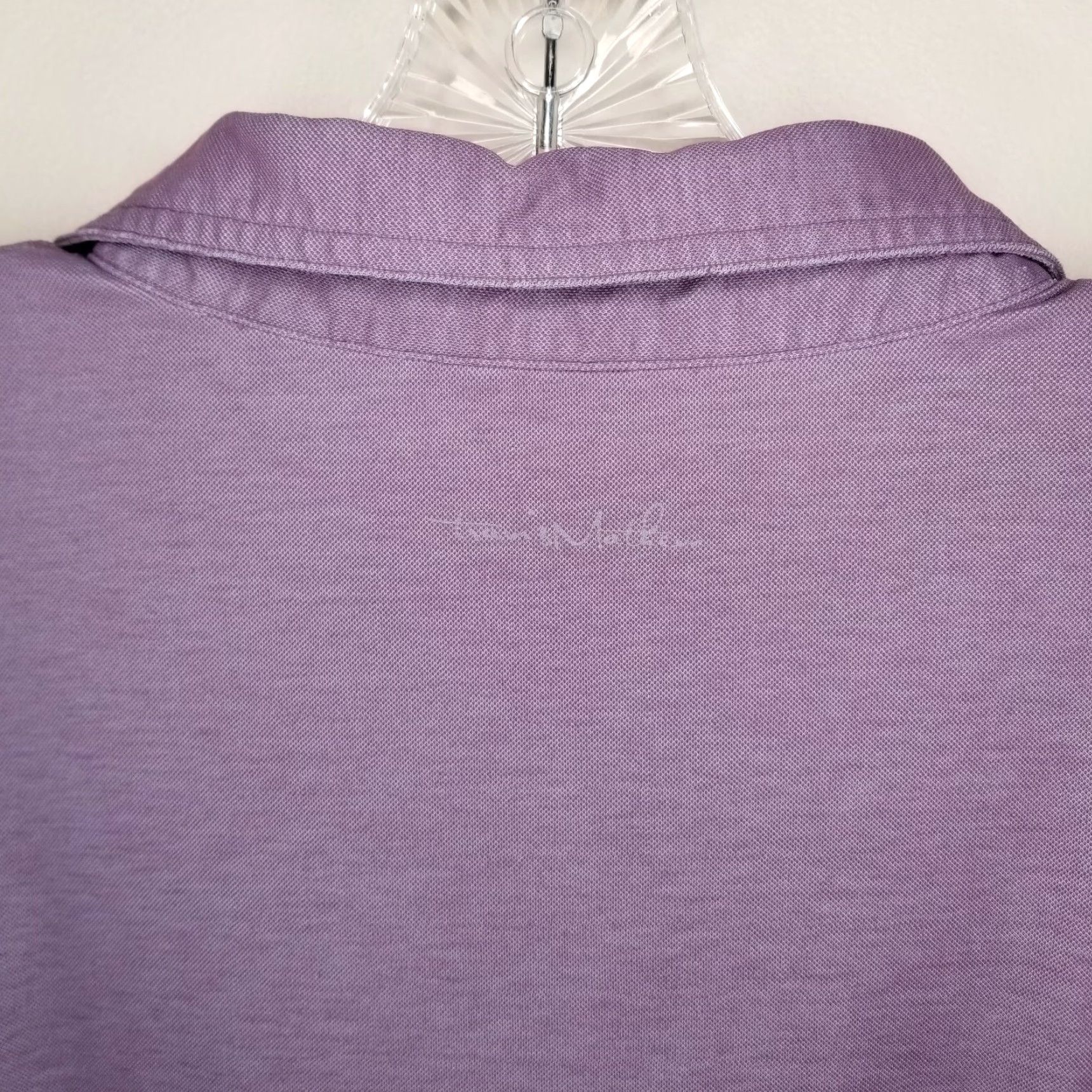 TravisMathew Travis Mathew Mens Purple Short Sleeve Polo XL Intermountain Trailer Polo Shirt (Men) Size US XL / EU 56 / 4 - 5 Thumbnail