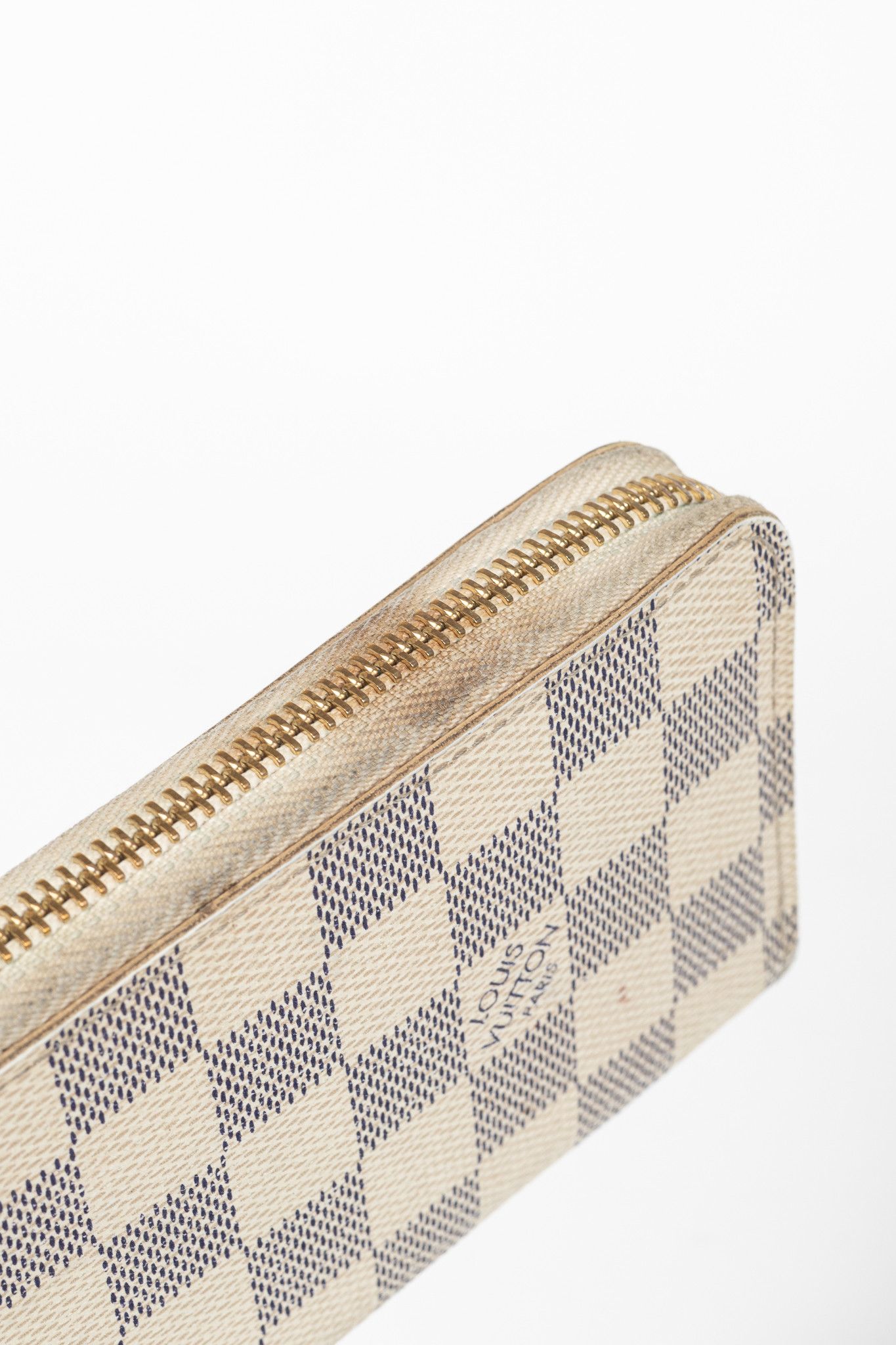 Louis Vuitton Louis Vuitton Clemence Damier Azur Canvas Zip Wallet Size ONE SIZE - 6 Thumbnail