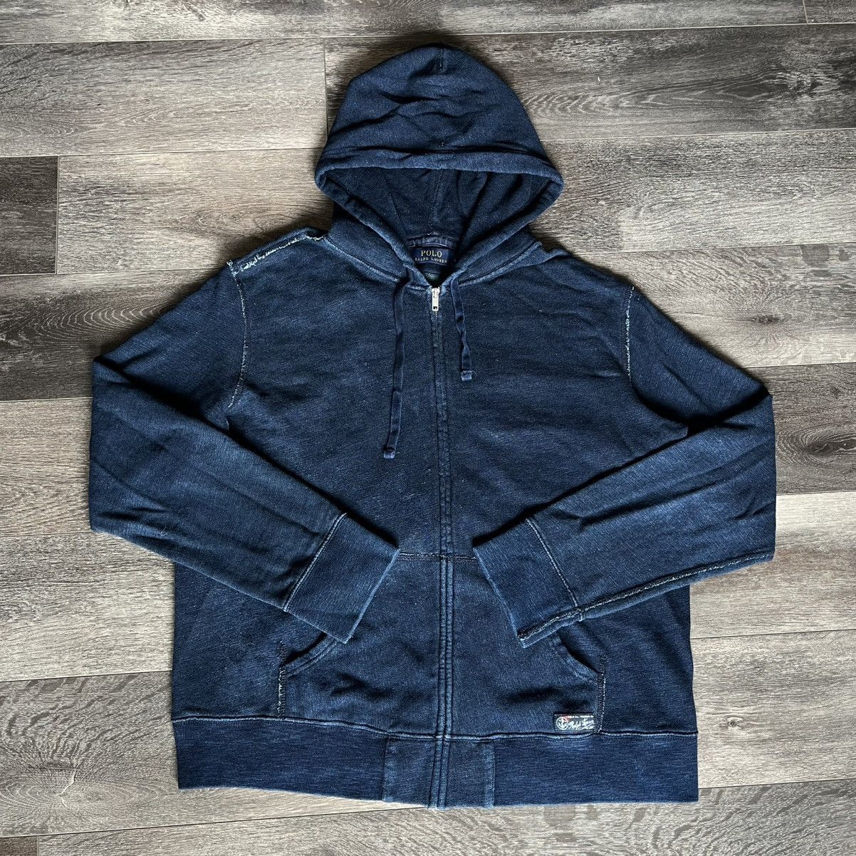 Polo Ralph Lauren Vintage Polo Ralph Lauren Trading Contrast Stitch Zip Hoodie Size US XXL / EU 58 / 5 - 1 Thumbnail