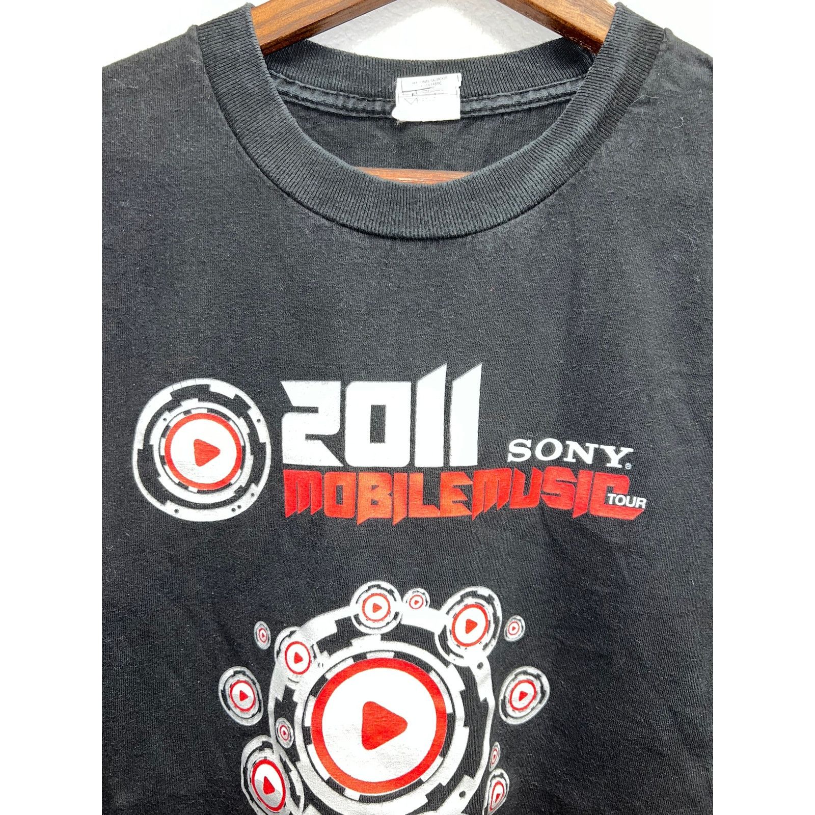Alstyle 2011 Sony Mobile Music Tour Black Concert Shirt Tee 2010s XL Size US XL / EU 56 / 4 - 2 Thumbnail