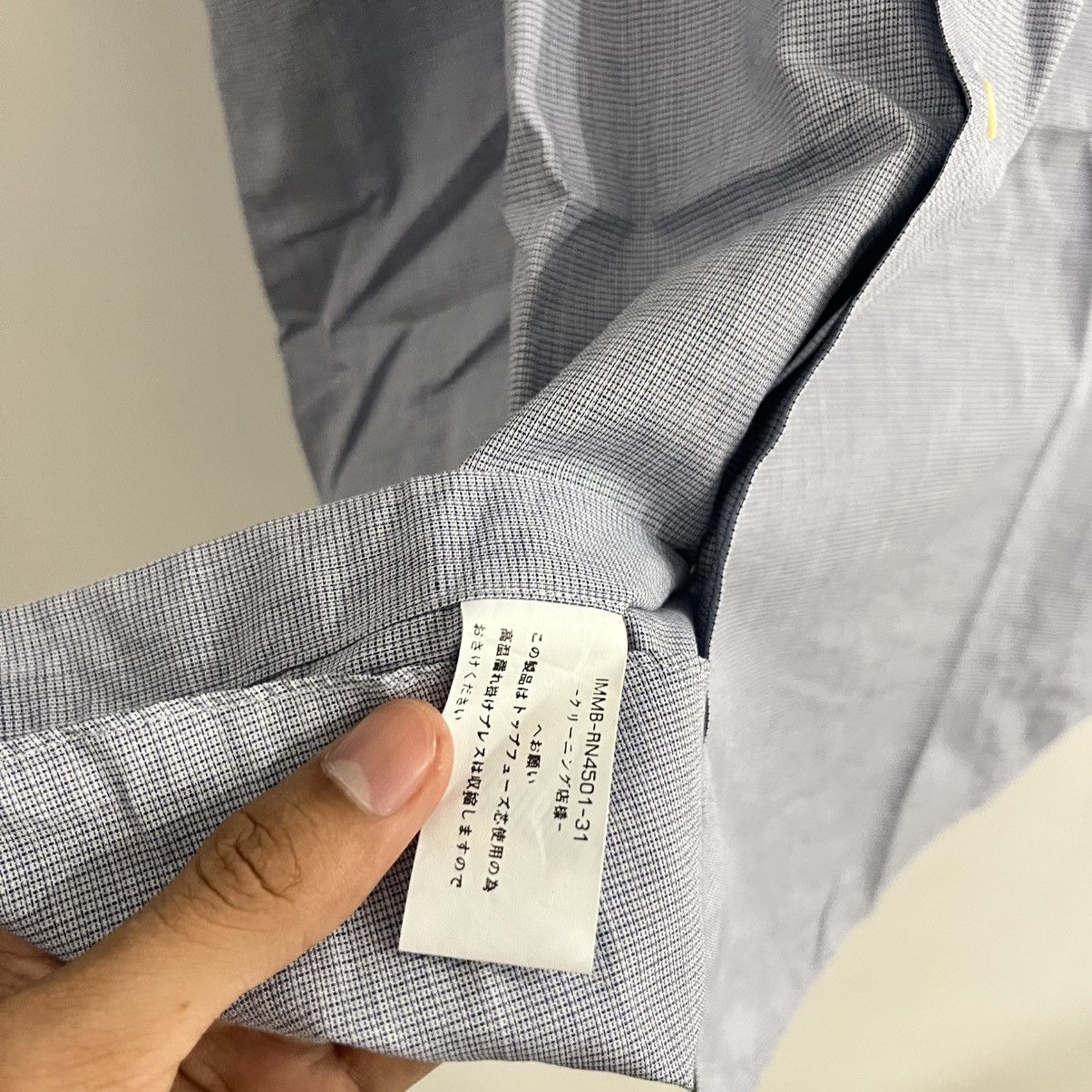 Issey Miyake Issey Miyake - Minimalist Button Up Shirt Size US L / EU 52-54 / 3 - 6 Thumbnail