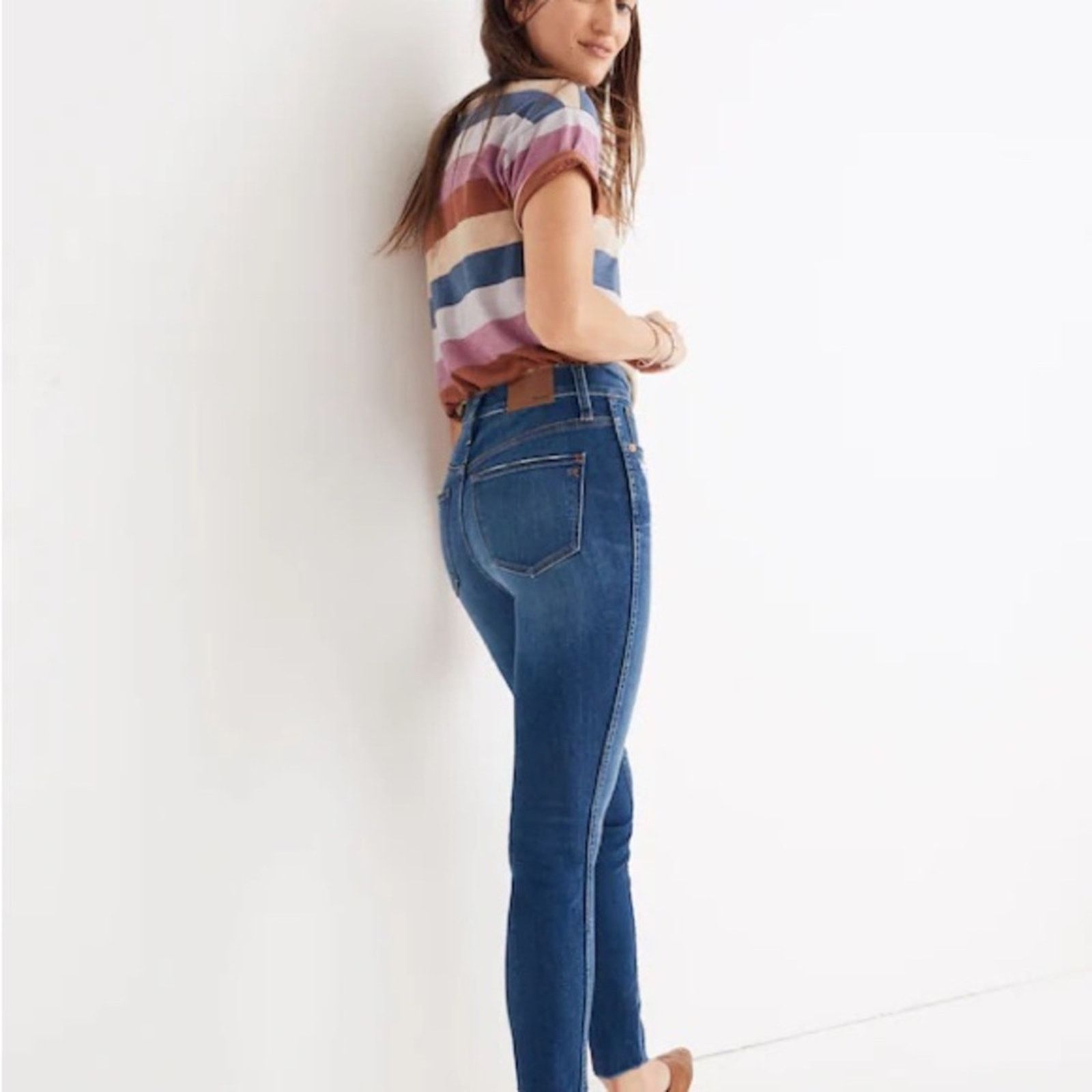 Madewell Madewell 10” HighRise Skinny Denim Jeans ButtonFly Womens 26 Size 26" / US 2 / IT 38 - 4 Thumbnail