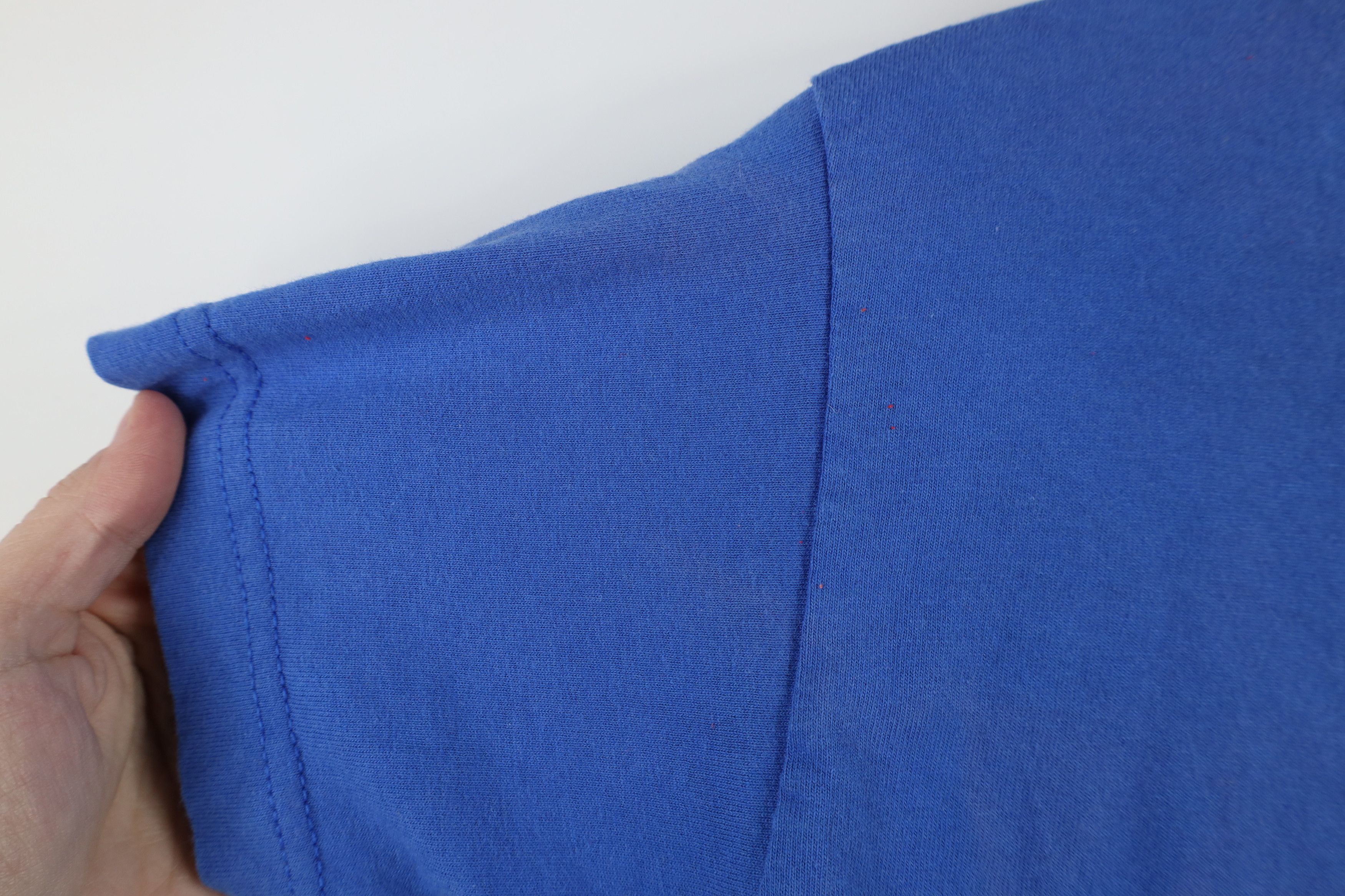 Etnies × Vintage Vintage 90s Etnies Skateboard Chain T-Shirt Blue Cotton Size L / US 10 / IT 46 - 8 Thumbnail