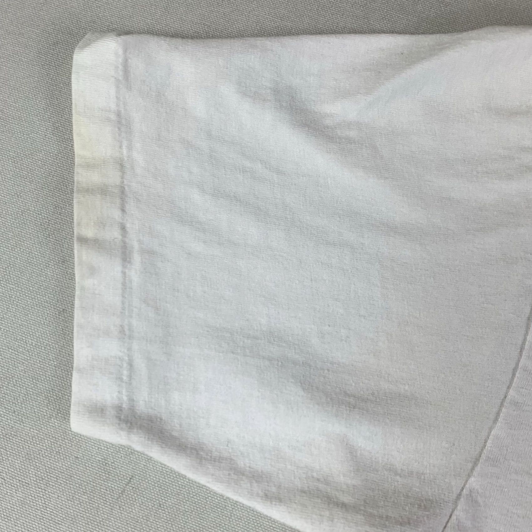 Hanes VINTAGE Hanes union pacific T-shirt Large White Railroad Single stitch beefy T mens Vtg Size US L / EU 52-54 / 3 - 2 Thumbnail